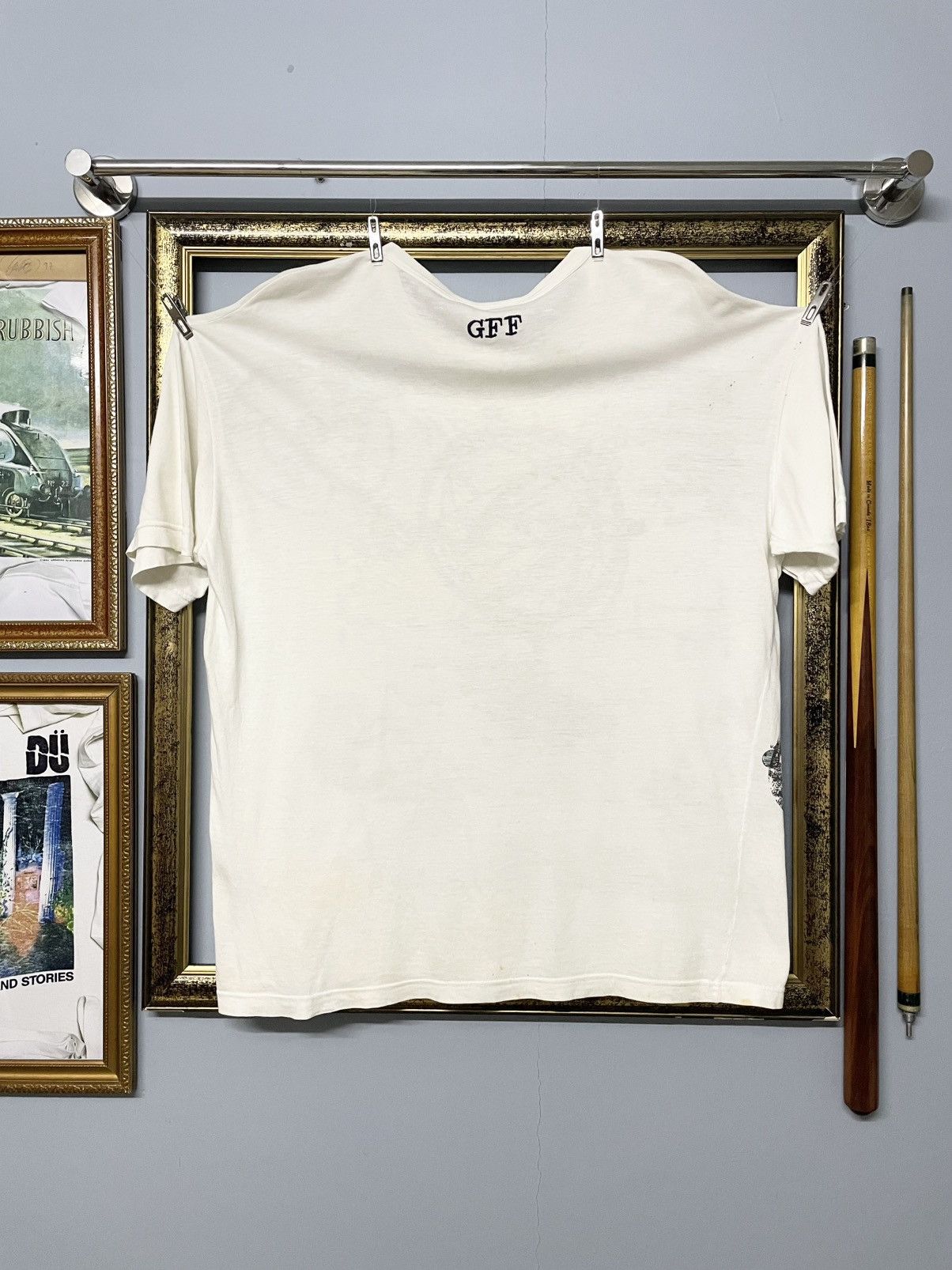 Designer Vintage 1990s Designer Gianfranco Ferre Art World Map Tshirt Size US L / EU 52-54 / 3 - 5 Thumbnail