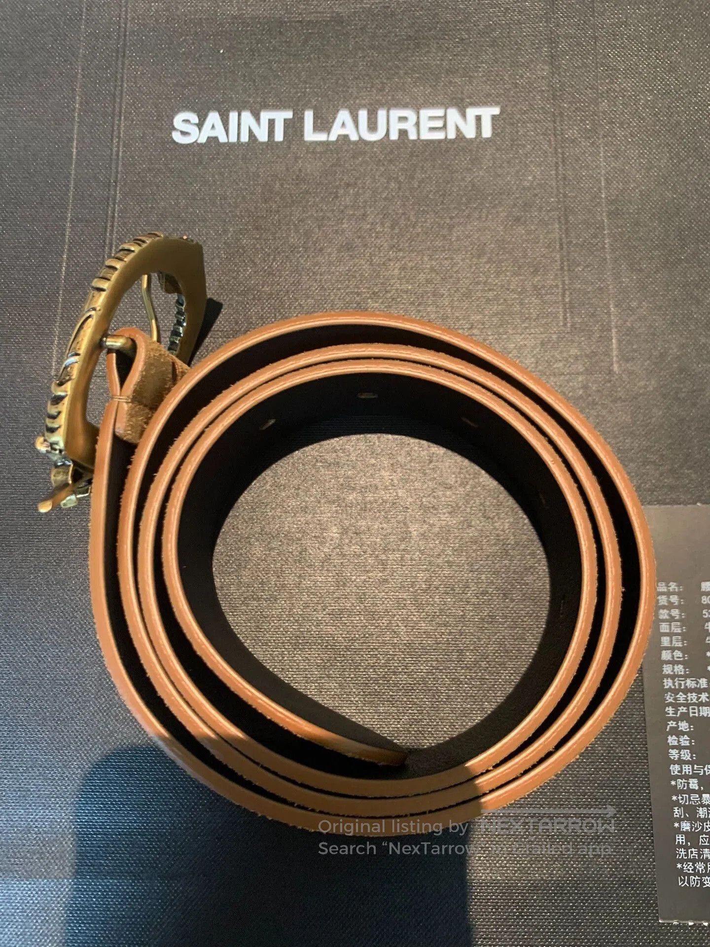 Saint Laurent Paris Saint Laurent Runway Logo Belt 3cm. Size ONE SIZE - 9 Thumbnail