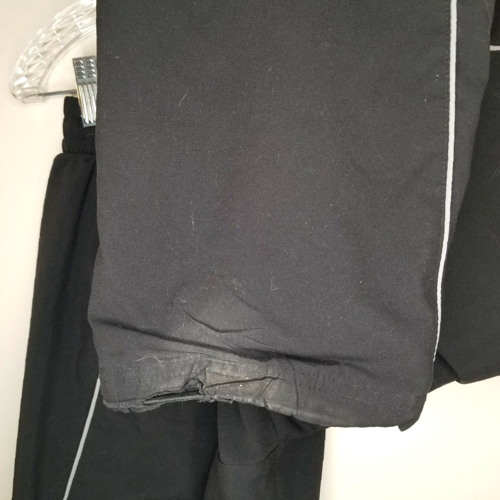 Adidas Adidas Track Pants Mens Size S Black White Stripes Activewear Mens Size US 29 - 6 Thumbnail