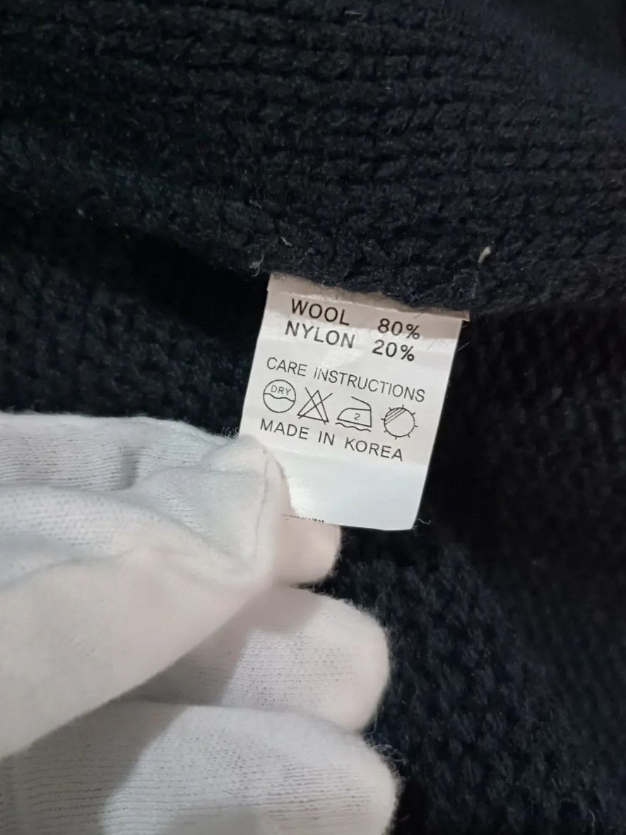 Japanese Brand Black Cardigan Knit Wool Fur Collar If Six Was Nine Style Size US M / EU 48-50 / 2 - 5 Thumbnail