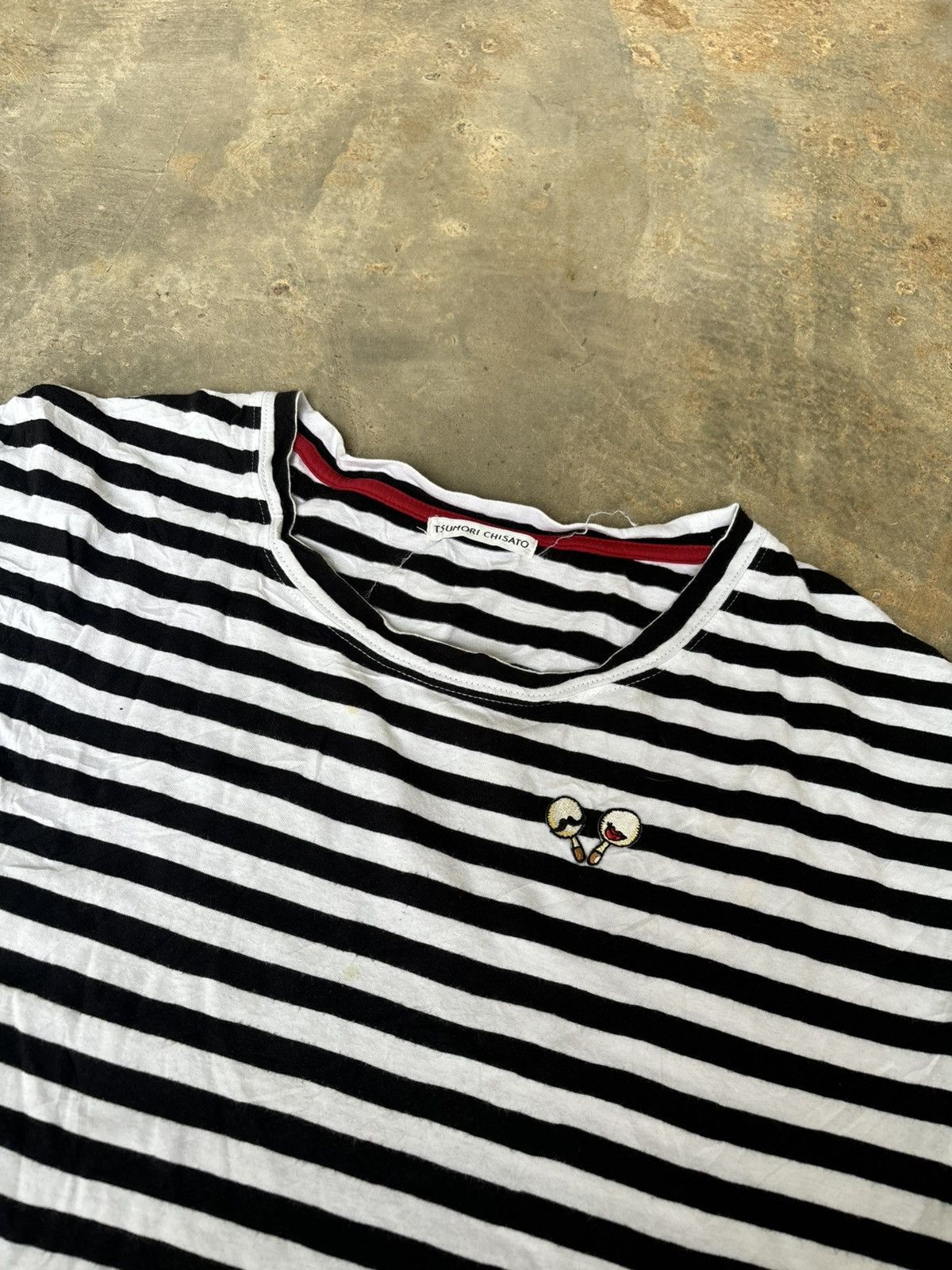 Tsumori Chisato Tsumori Chisato Issey Miyake Stripe Tshirt Size ONE SIZE - 3 Thumbnail