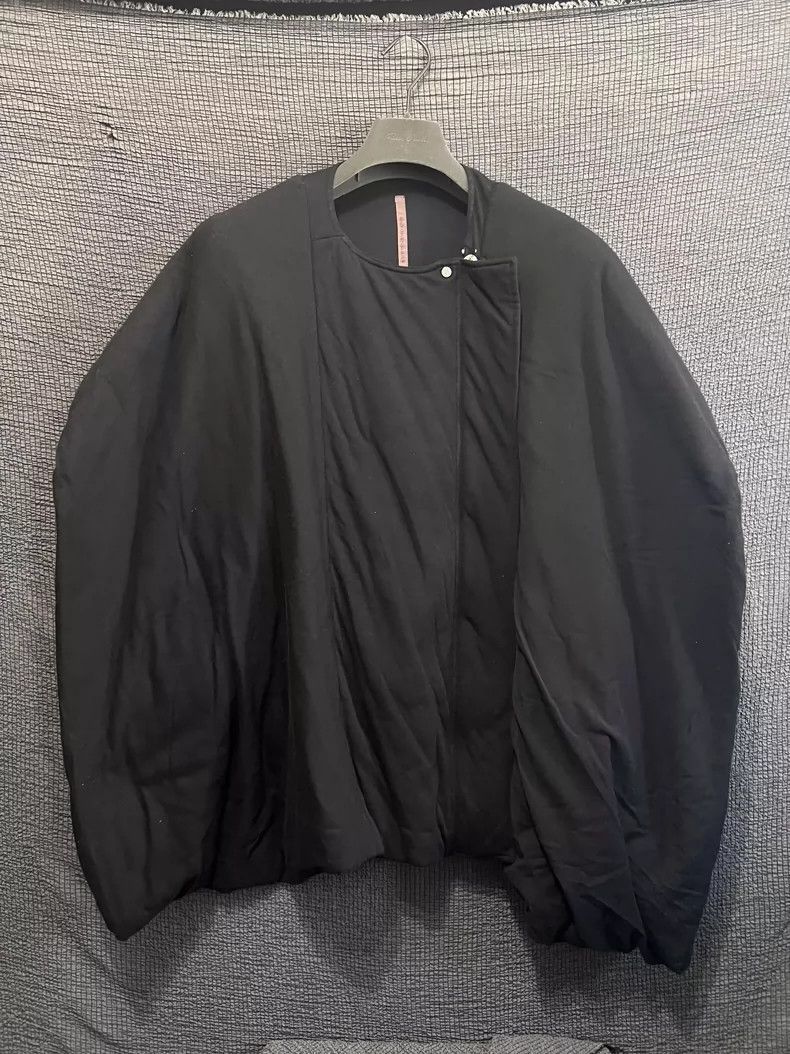 Rick Owens Rick Owens Wide profiled wool sleeveless cloak coat-2506 Size US L / EU 52-54 / 3 - 1 Thumbnail