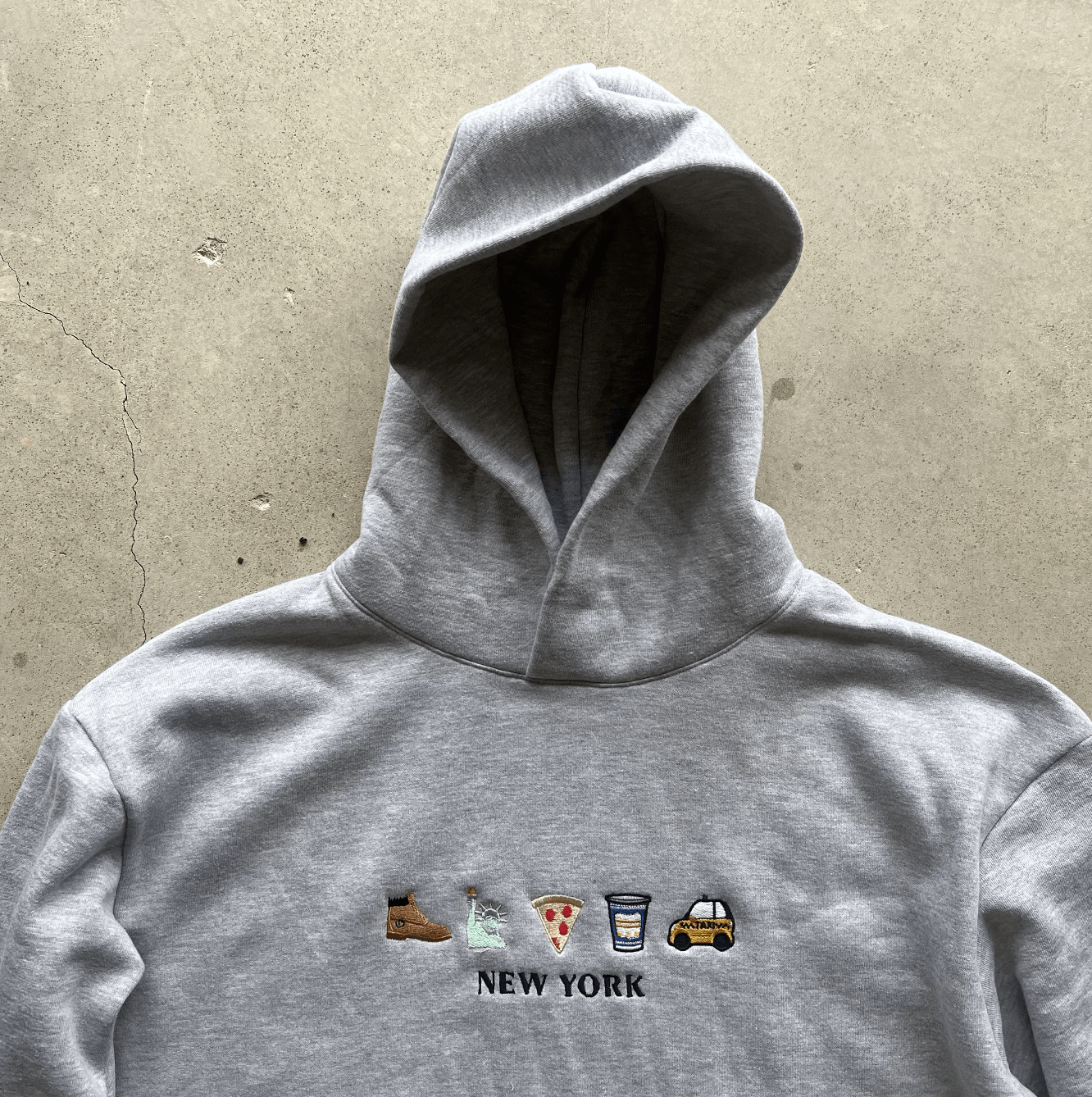Other NY EMBROIDERED HOODIE Symbols Size US L / EU 52-54 / 3 - 3 Thumbnail