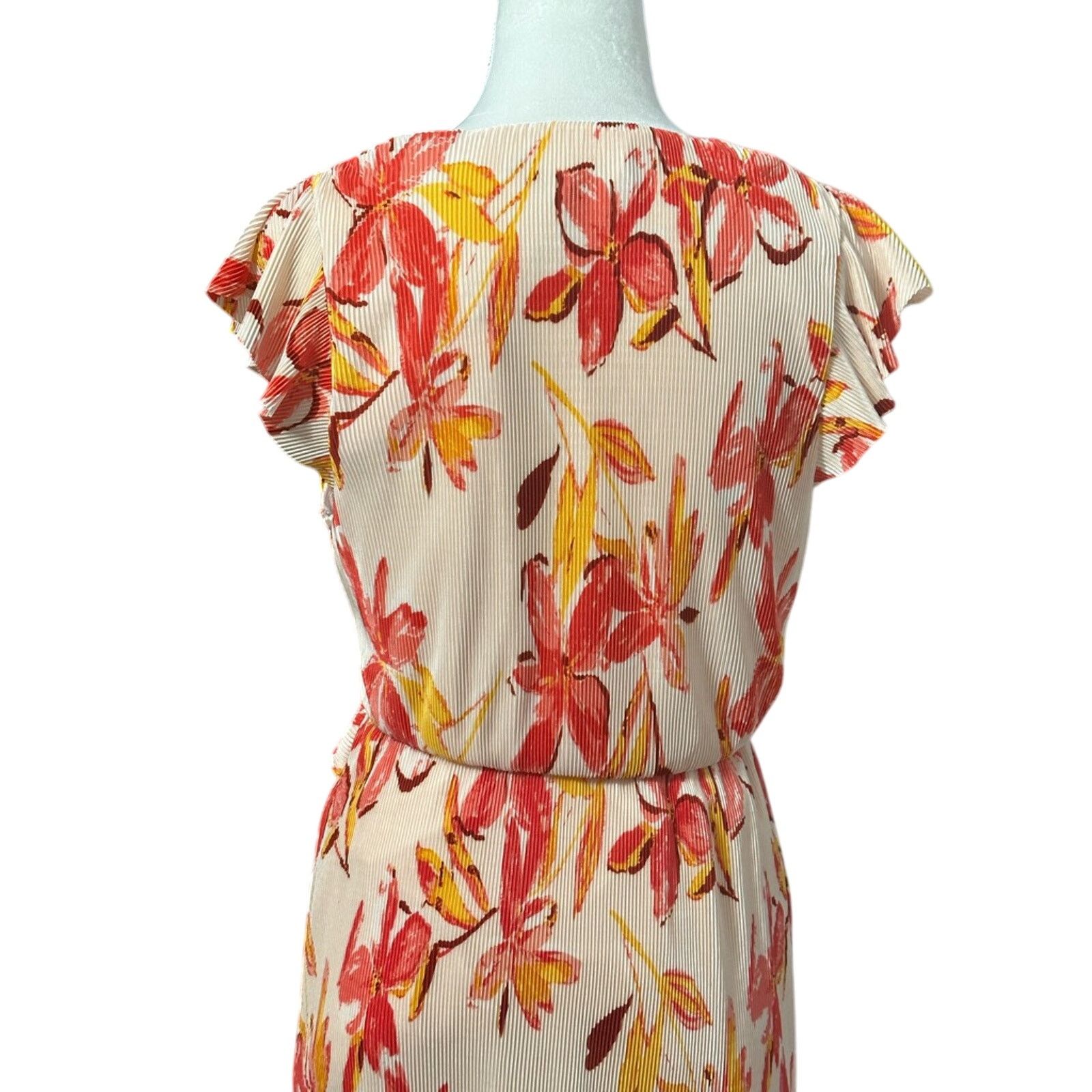 Other Collective Concepts Midi Dress Blouson Belted Floral Multi Size M / US 6-8 / IT 42-44 - 5 Thumbnail