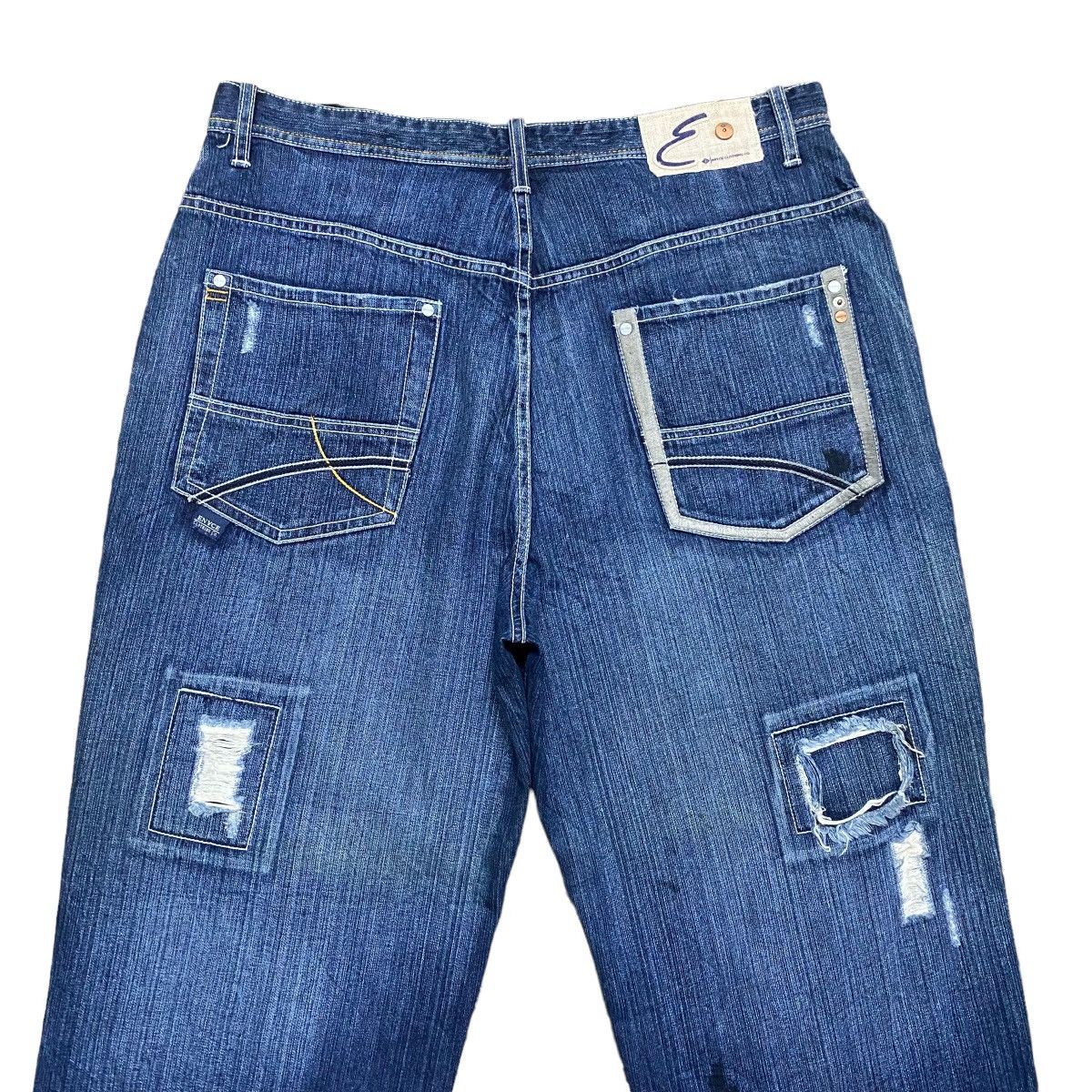 Enyce Vintage Enyce Denim Patchwork Baggy Pants Size US 36 / EU 52 - 10 Thumbnail