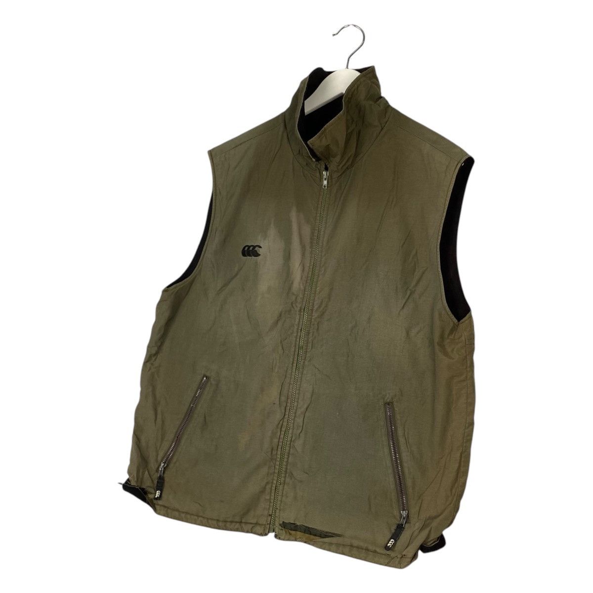 Designer × Vintage Canterbuy CCC Reversible Vest Sweater Full Zip Size US L / EU 52-54 / 3 - 2 Thumbnail