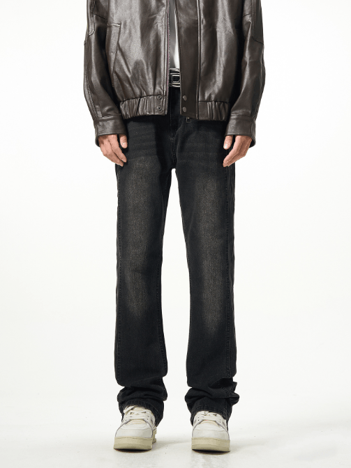 Japanese Brand × Vintage High street washed straight vintage cleanfit flared jeans Size US 32 / EU 48 - 1 Thumbnail