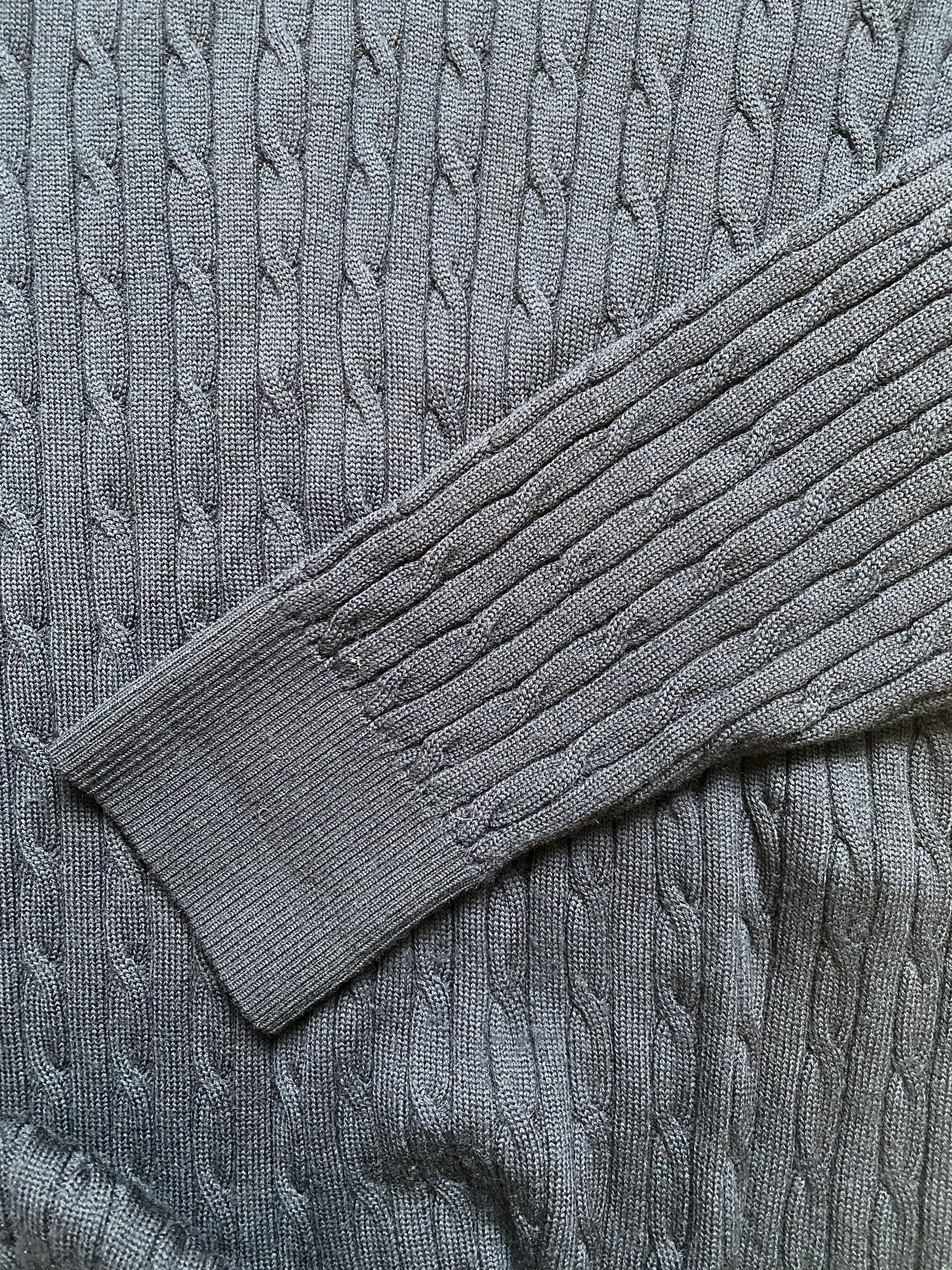 Paul & Shark Paul & Shark Yachting Wool Cable Knit Sweater Size US L / EU 52-54 / 3 - 4 Thumbnail