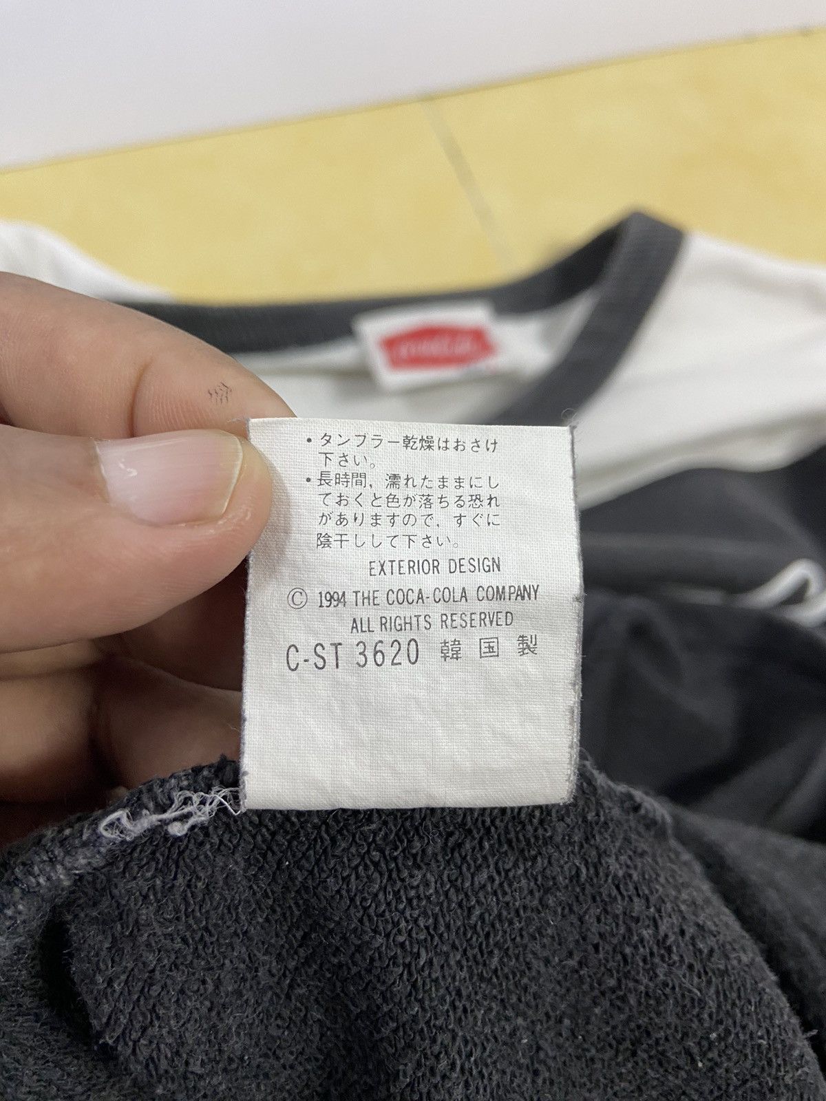 Coca Cola COCA-COLA 1994 VINTAGE BLACK WHITE SWEATSHIRT Size US L / EU 52-54 / 3 - 14 Thumbnail