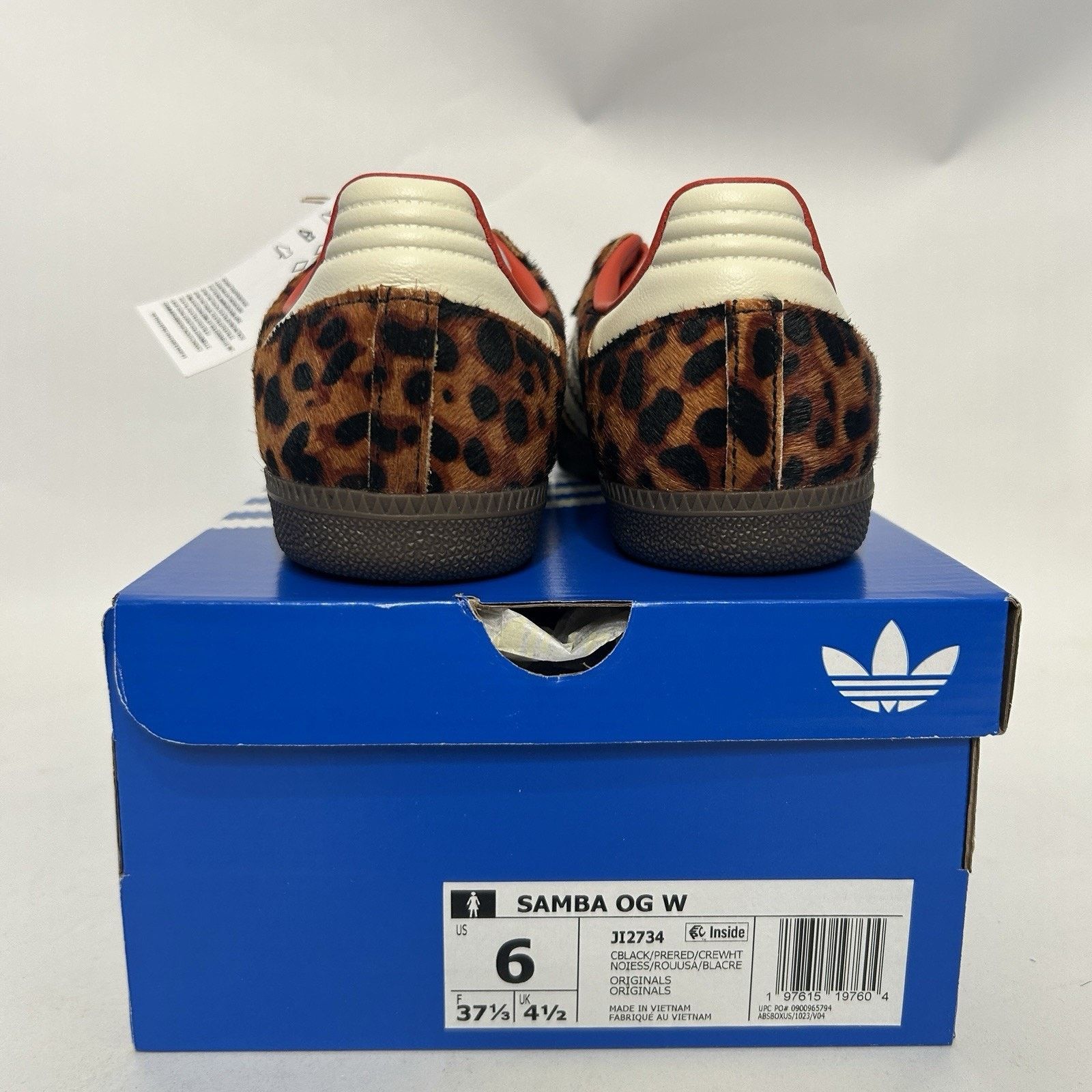 Adidas adidas Samba OG WMNS Leopard - “Preloved Red” JI2734 Size US 6 / IT 36 - 4 Thumbnail