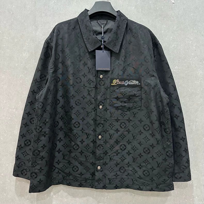 Louis Vuitton Louis Vuitton Embroidered rhinestone logo jacket Size US XL / EU 56 / 4 - 1 Thumbnail