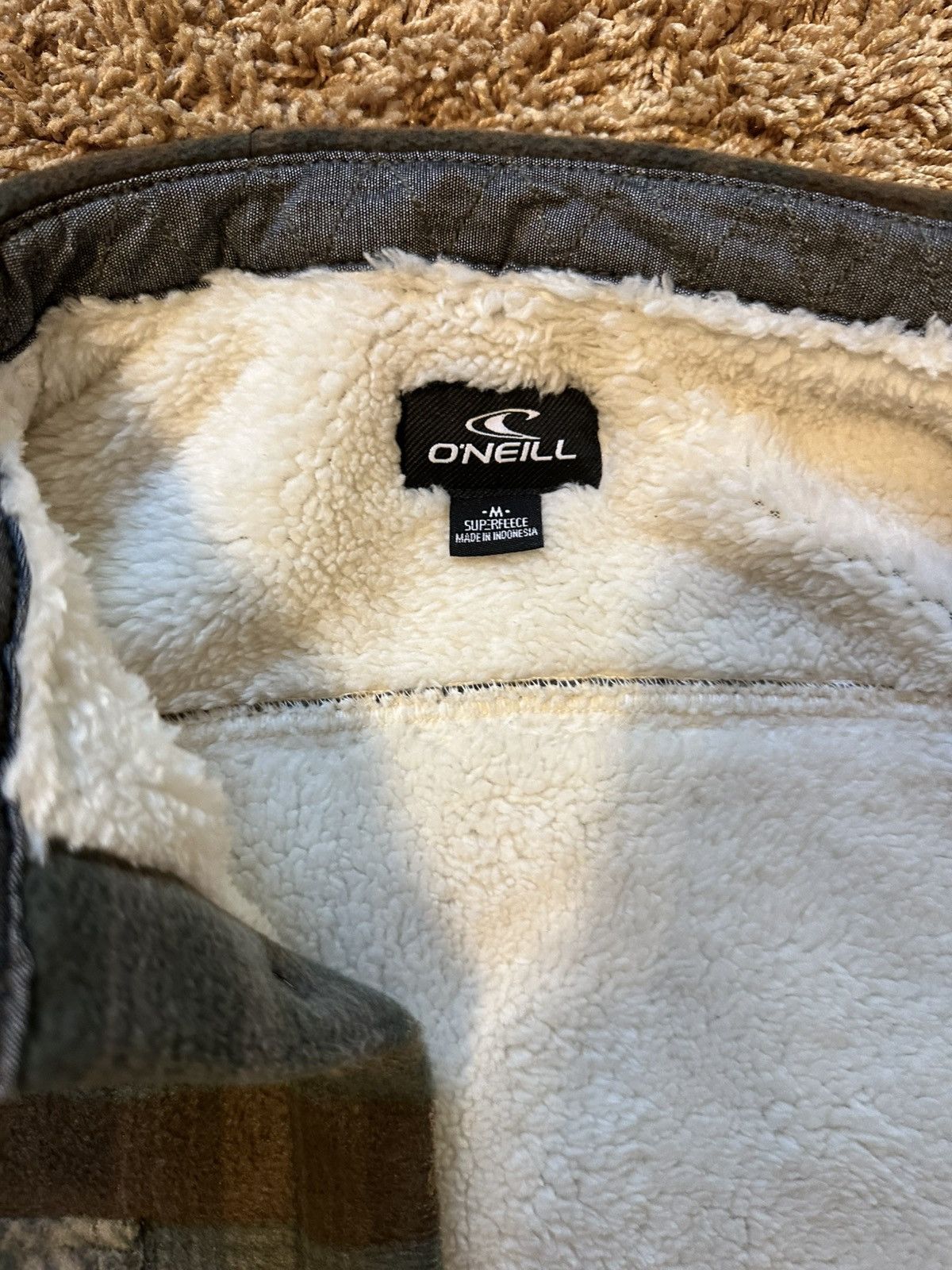 O'Neill Flannel jacket sherpa lined shirt Size US M / EU 48-50 / 2 - 3 Thumbnail