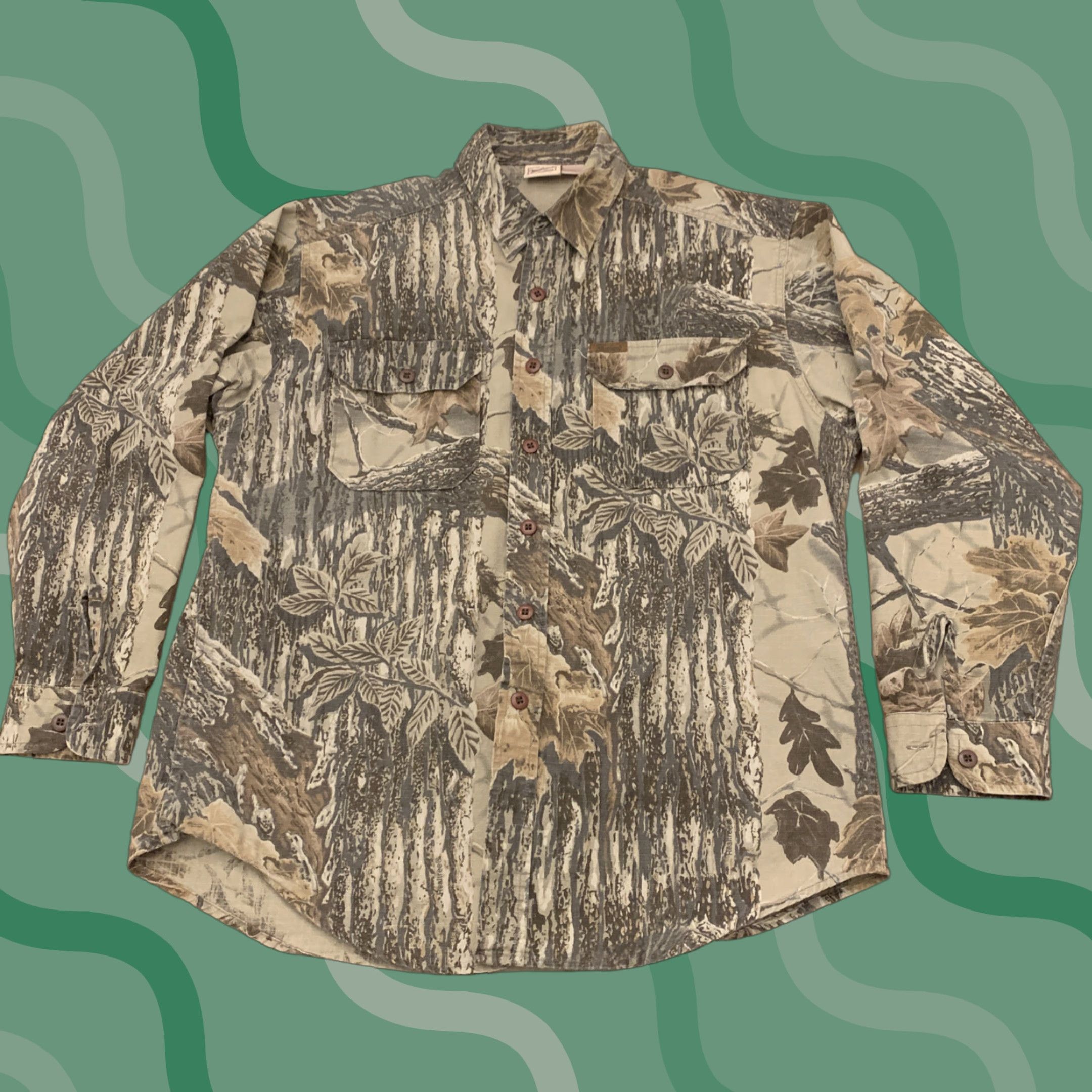 Vintage VINTAGE Woolrich Button-Up Shirt Mens Large Realtree Camo Flannel Long Sleeve Brown 90s Outdoors Size US L / EU 52-54 / 3 - 1 Thumbnail