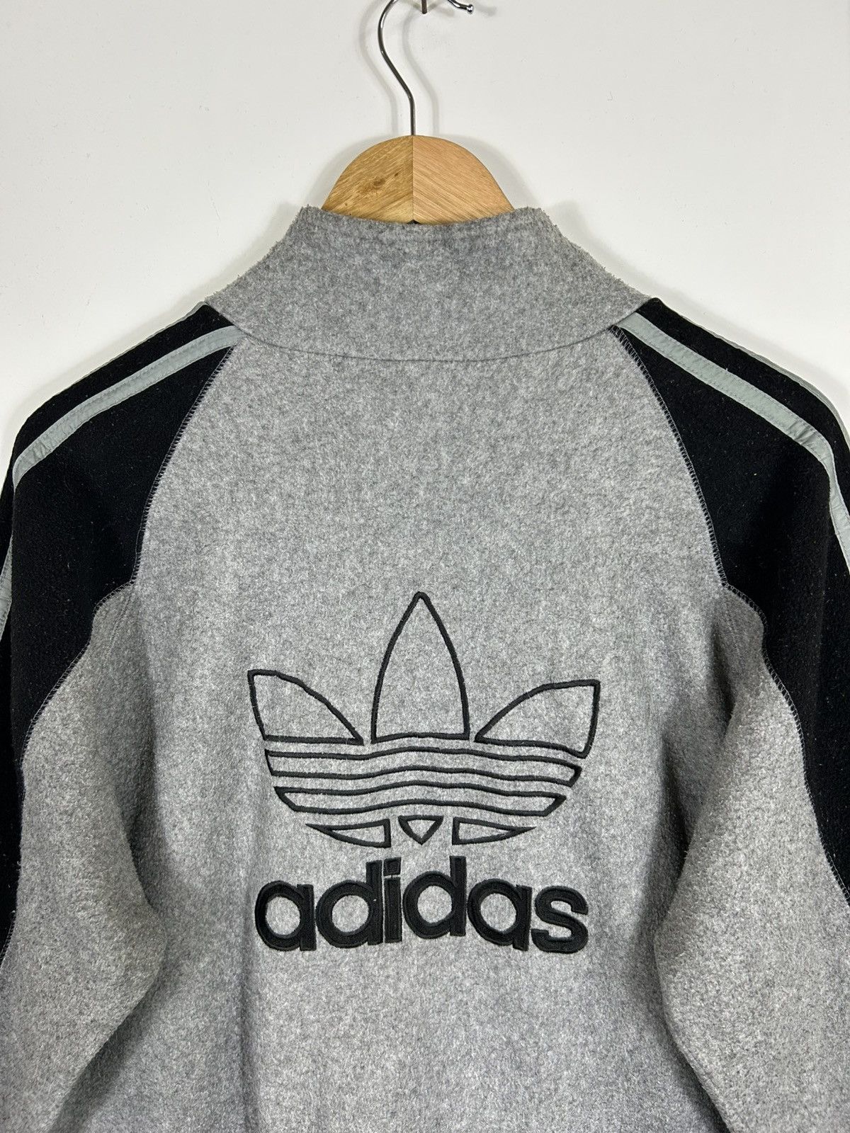 Adidas ⚡️Vintage Adidas Trefoil Half Zipper Sweatshirt Size US L / EU 52-54 / 3 - 16 Thumbnail