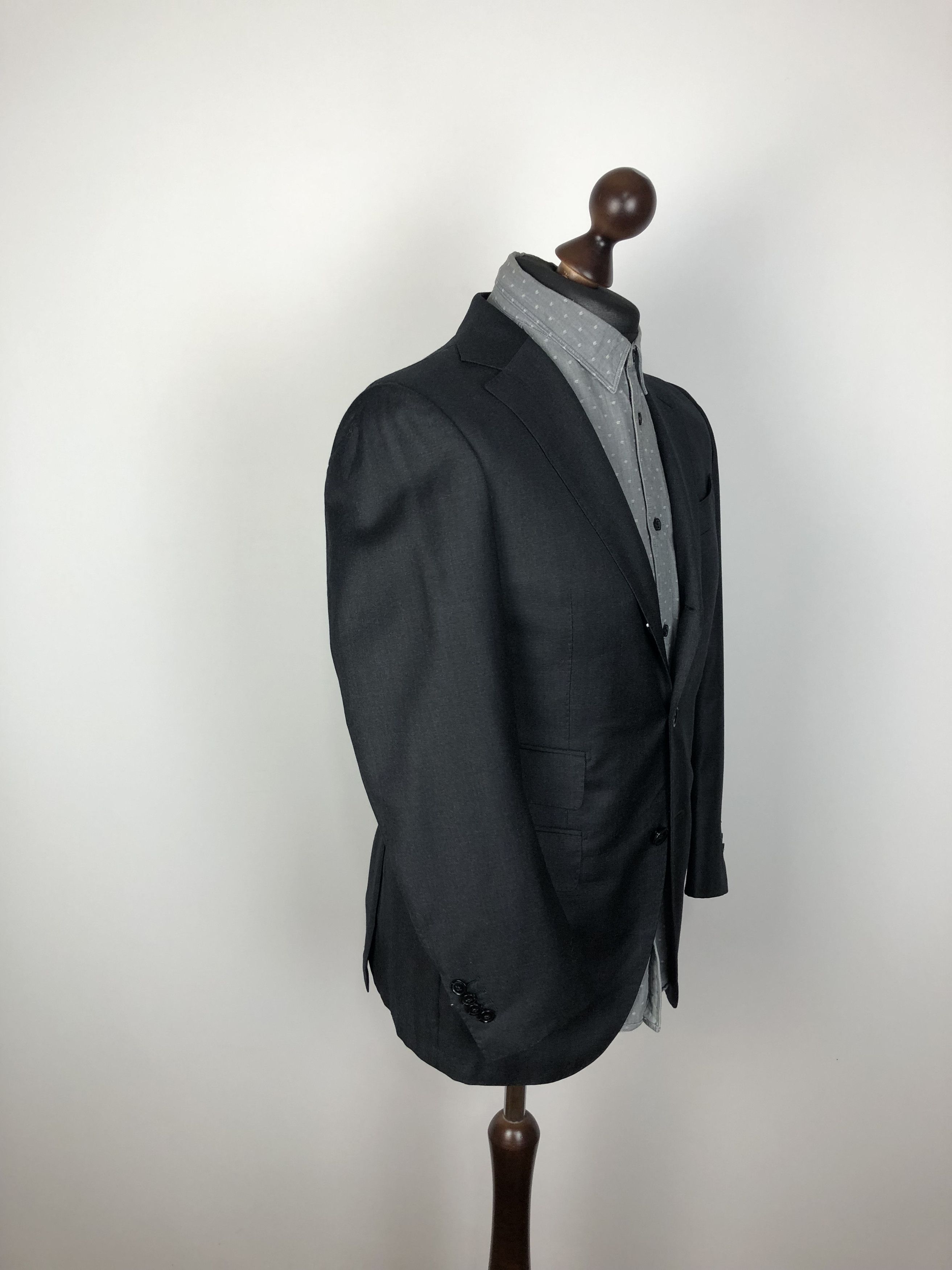 Suitsupply Suitsupply Blazer Jacket La Spalla Wool Gray size 46 Size 46R - 3 Thumbnail