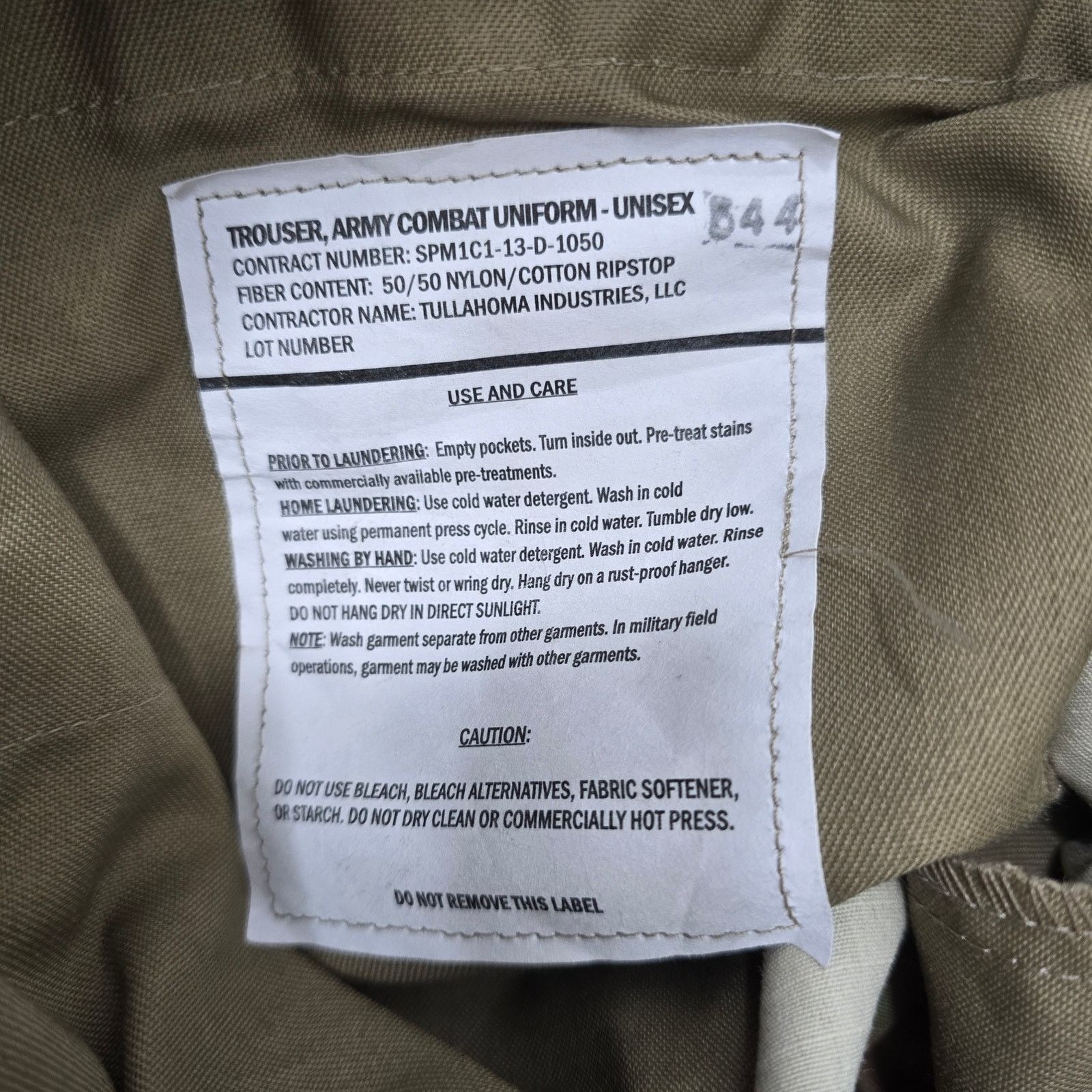 Other Green Camo Cargo Army Combat Uniform Pants Medium Regular Size US 33 - 7 Thumbnail