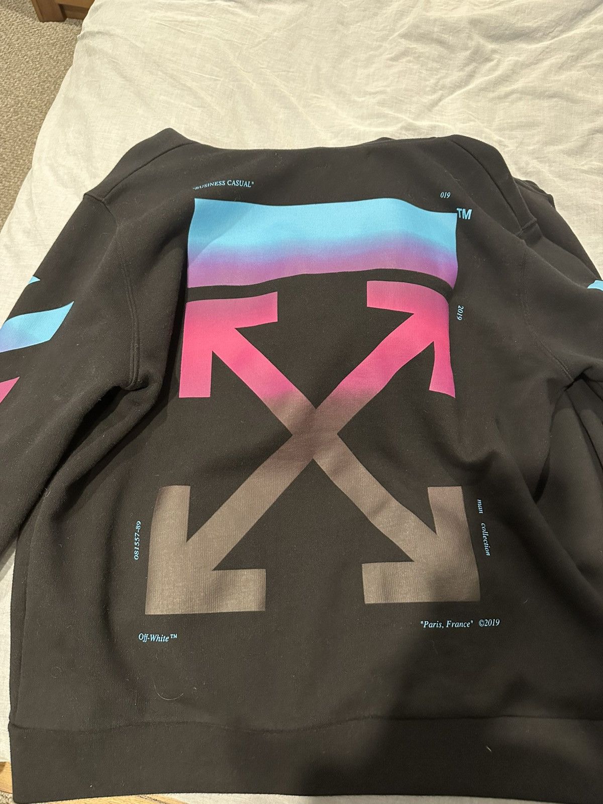 Off-White Off-White Gradient Zip Up Size US XL / EU 56 / 4 - 2 Thumbnail