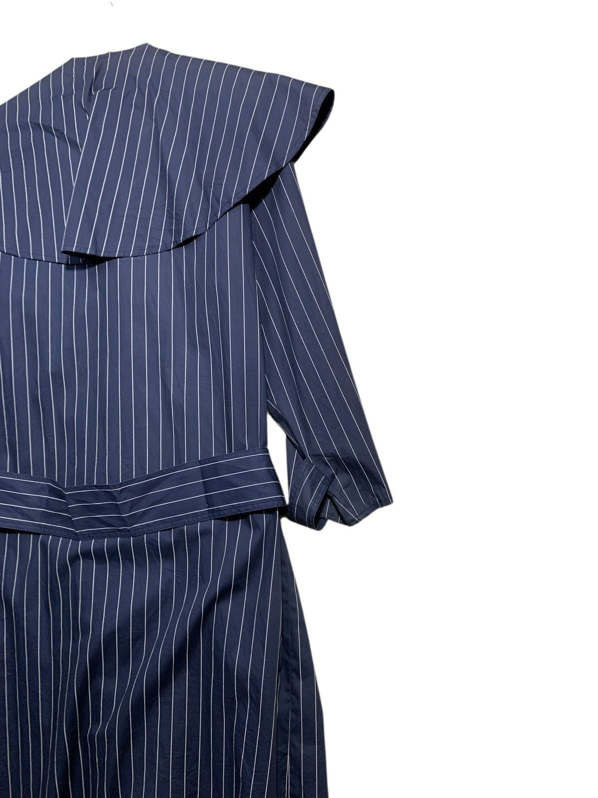 Yohji Yamamoto 🔥XYZ YOHJI YAMAMOTO STRIPES DOWN TRENCOATS Size M / US 6-8 / IT 42-44 - 9 Thumbnail