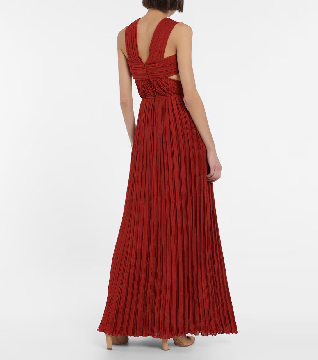 Chloe o1y0825 Gown in Brick Size M / US 6-8 / IT 42-44 - 4 Thumbnail