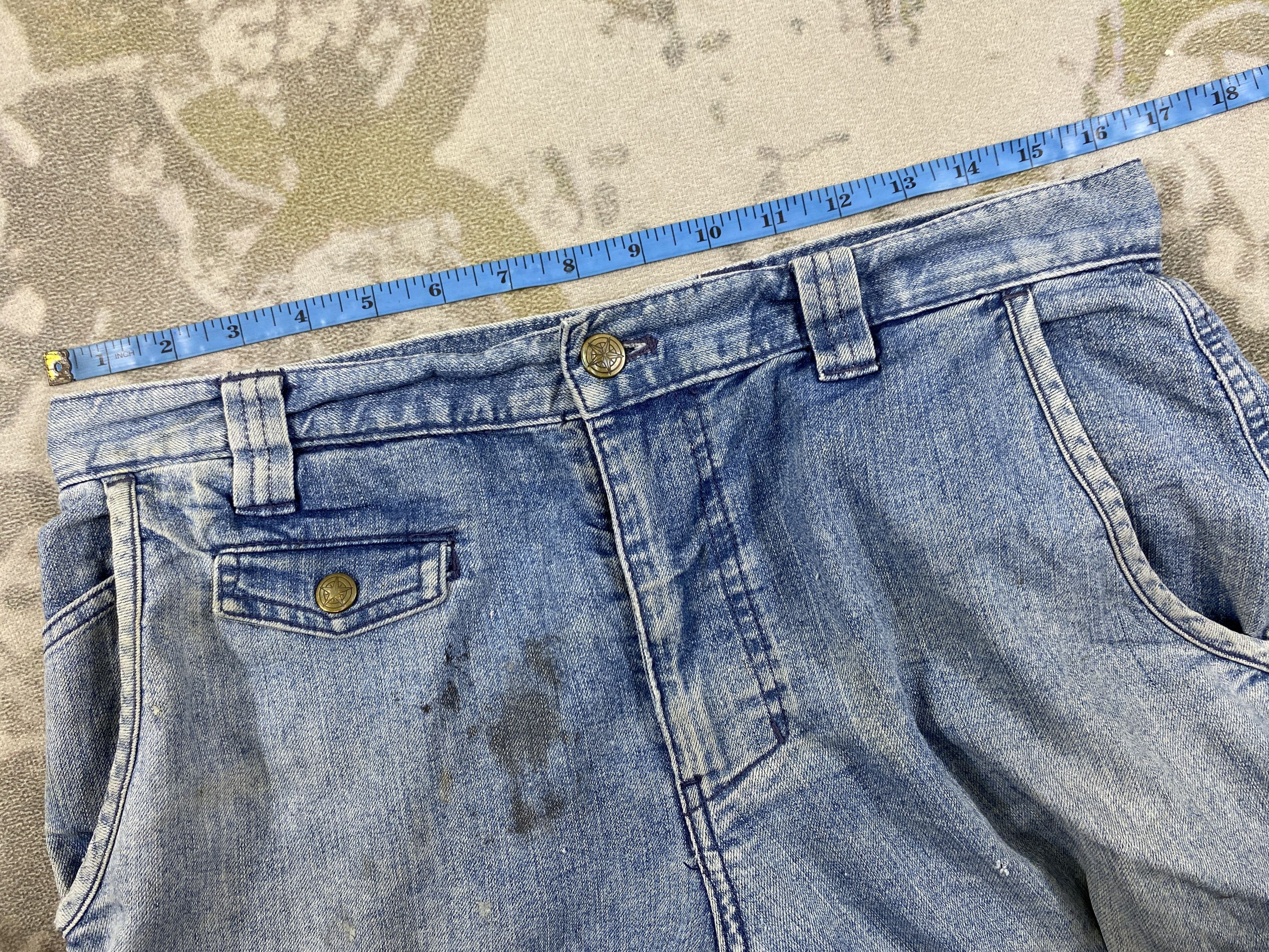 Japanese Brand Japanese Brand Multipocket Cargo Jeans 33x32.5 Denim- JN3928 Size US 33 - 5 Thumbnail