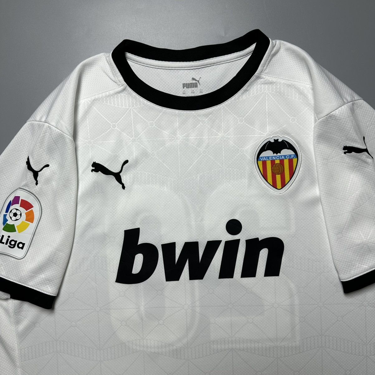 Puma VALENCIA PUMA 2020/2021 FOOTBALL HOME JERSEY #20 KANG IN Size US XXL / EU 58 / 5 - 4 Thumbnail