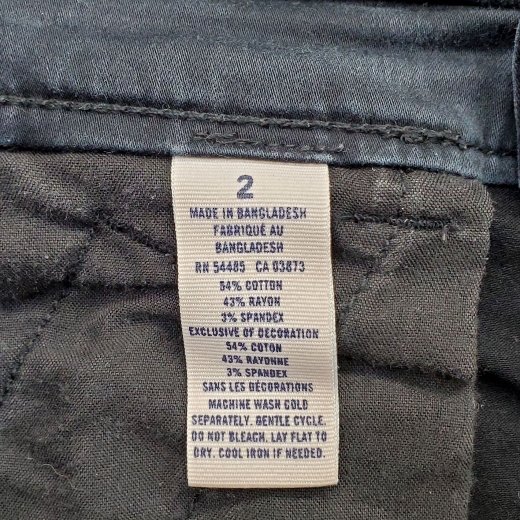 American Eagle Outfitters American Eagle Outfitters Shorts Womens 2 Black Denim Stretch Comfort High Waist - Casual Summer 5-Pocket Womens Size 2 Black Denim Shorts Size 26" / US 2 / IT 38 - 7 Thumbnail
