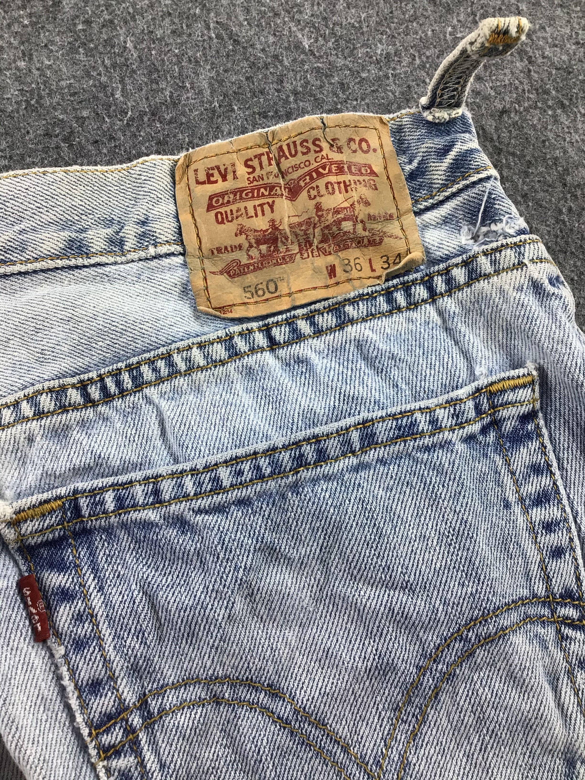 Levi's × Vintage Vintage Levis 560 Baggy Jeans-JM511 Size US 36 / EU 52 - 6 Thumbnail