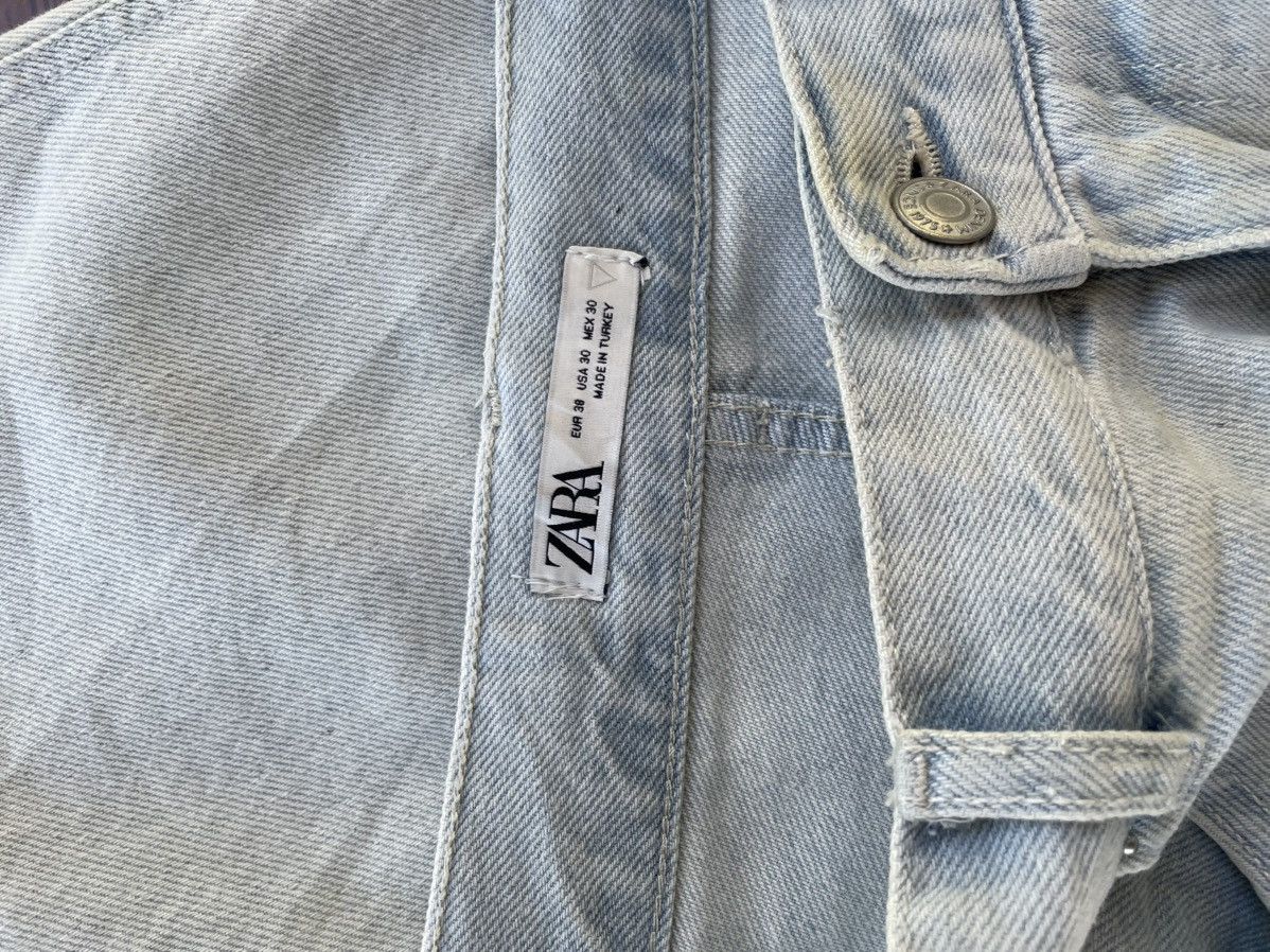 Japanese Brand × Vintage × Zara Vintage Zara Denim Cargo Pant Stail Size US 33 - 5 Thumbnail