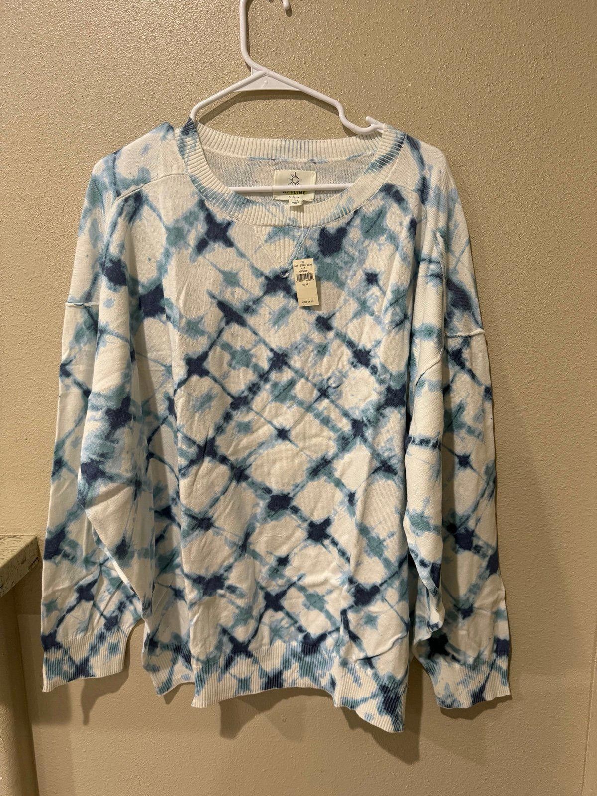 American Eagle Outfitters American Eagle NWT Medium Tie Dye Sweater Size US XXS / EU 40 - 2 Thumbnail