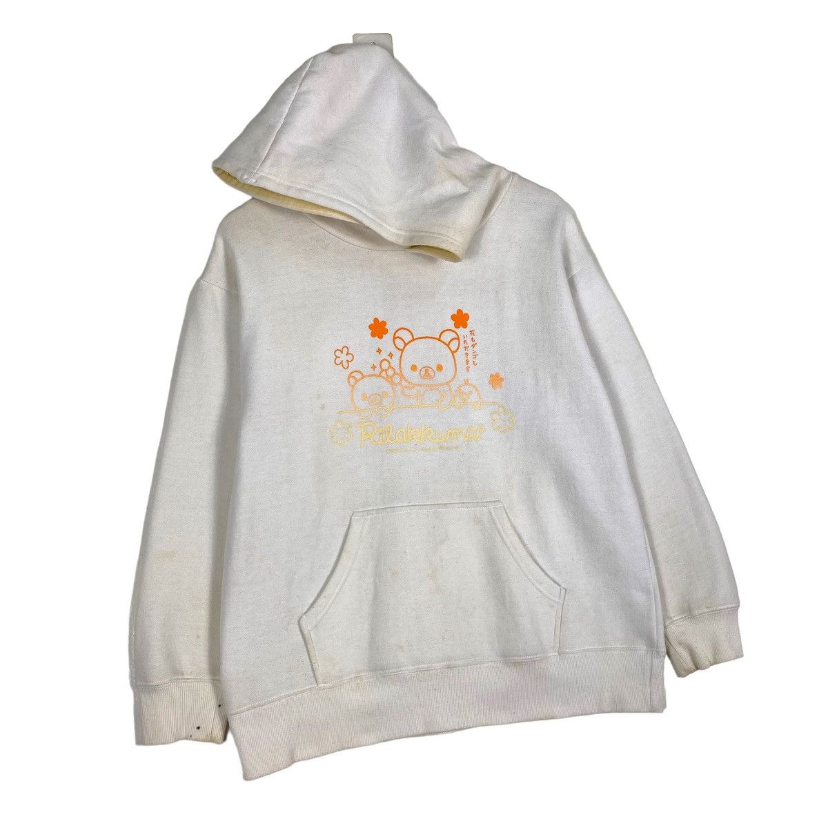 Cartoon Network × Japanese Brand RILAKKUMA BIG LOGO PULLOVER HOODIE Size US M / EU 48-50 / 2 - 3 Thumbnail
