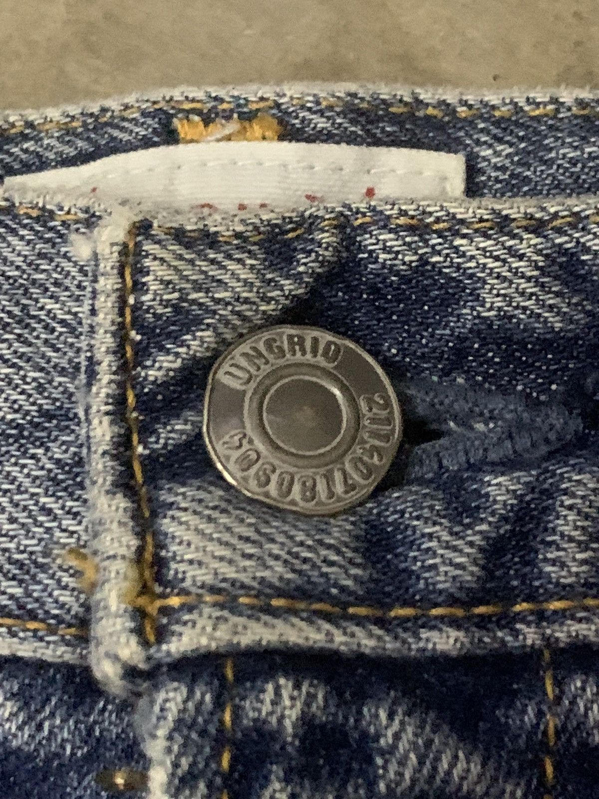 Japanese Brand Ungrid Distressed Denim Flare Denim Jeans Size US 28 / EU 44 - 5 Thumbnail
