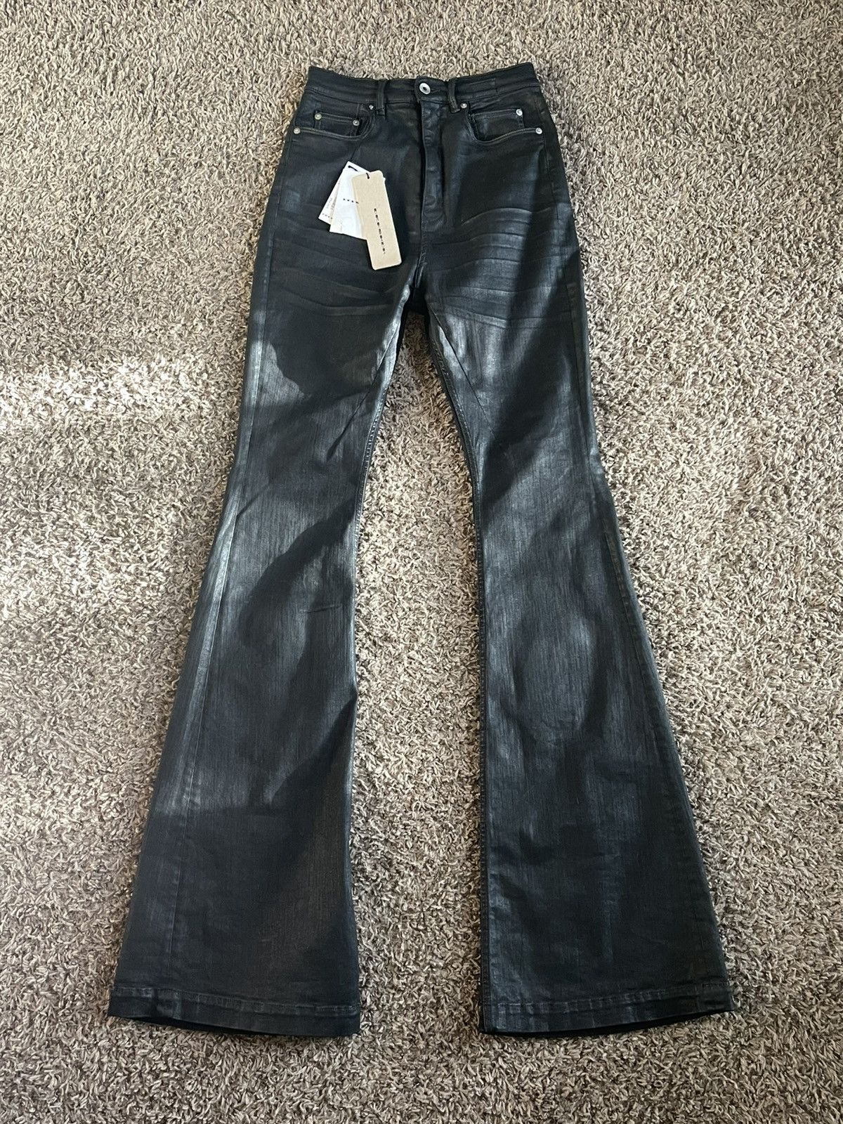 Rick Owens Drkshdw Bolan Bootcut Denim Black | Grailed