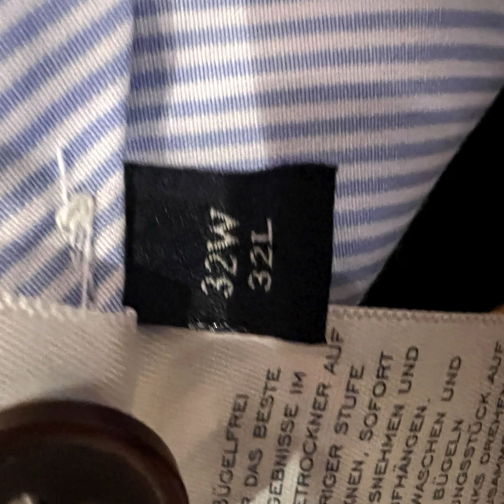 Charles Tyrwhitt Charles Tyrwhitt Pants Mens 32W 29L Black Slim Fit Non-Iron Chinos Cotton Calf Flat Front Classic Straight Leg Size US 32 / EU 48 - 6 Thumbnail