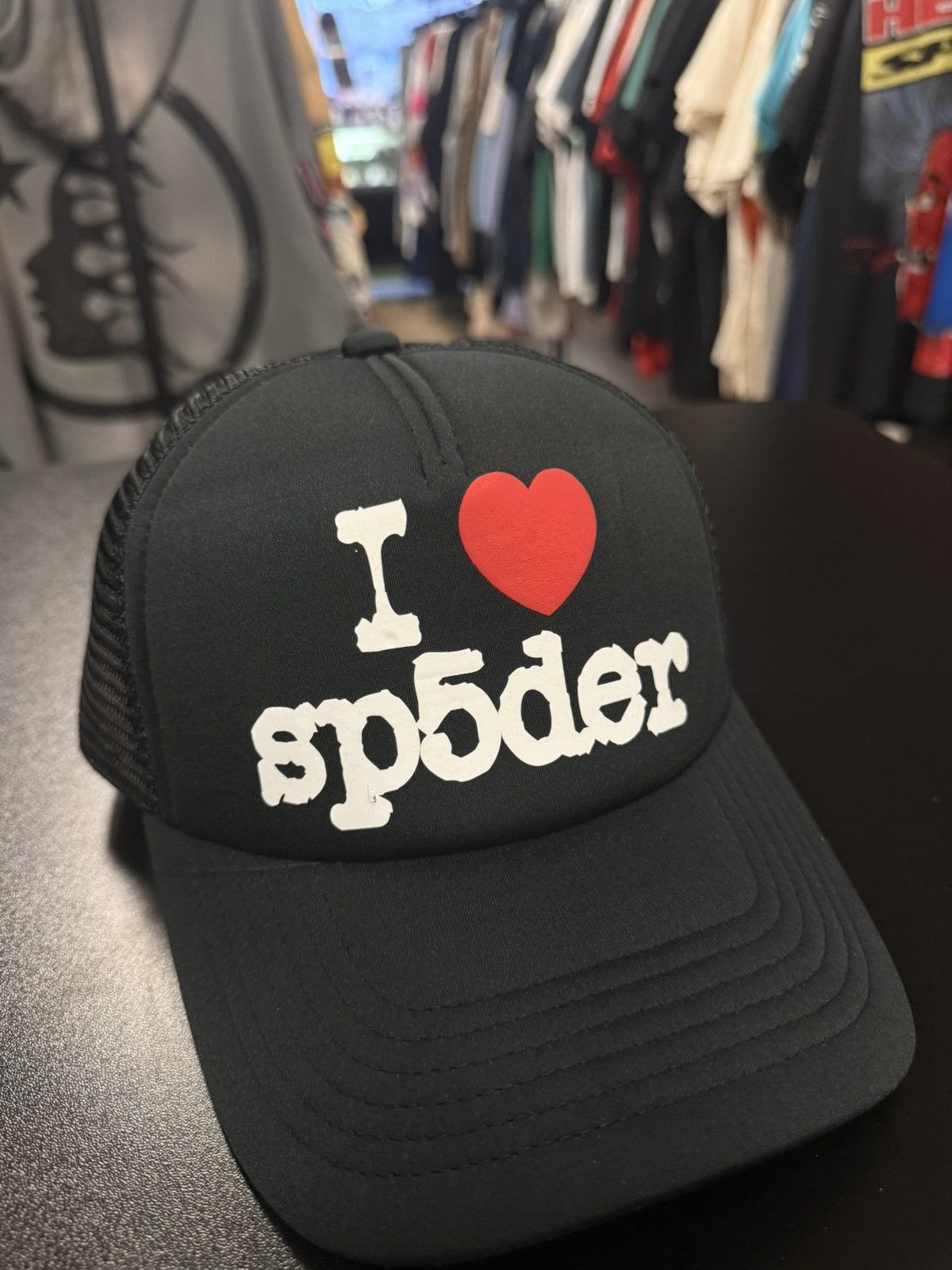 Sp5der SP5DER SnapBack Black “I Love SP5DER New Size ONE SIZE - 4 Thumbnail