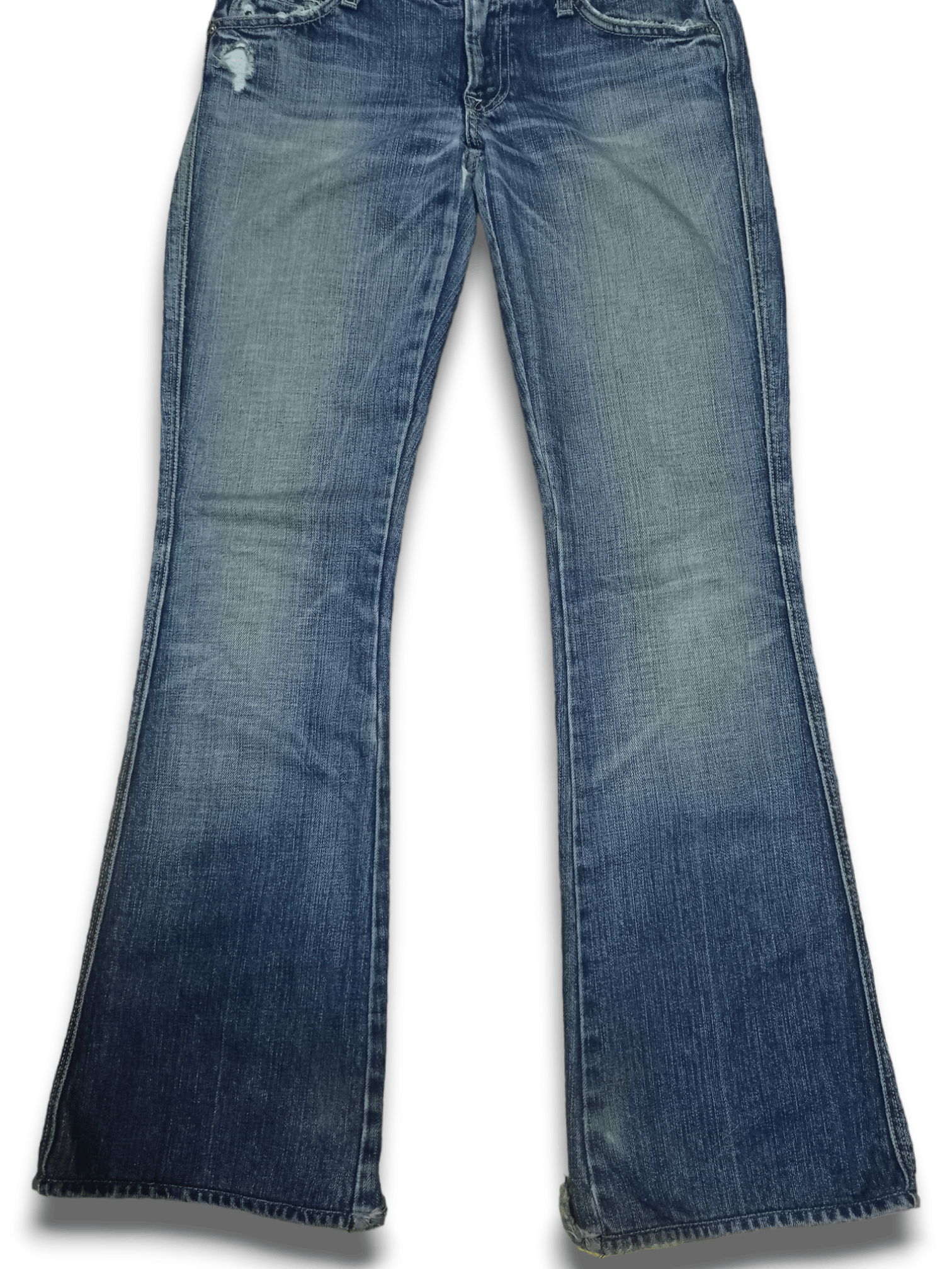 7 For All Mankind Vintage 7 For All Mankind Bell Bottom Distressed Flare Jeans Size 31" - 7 Thumbnail