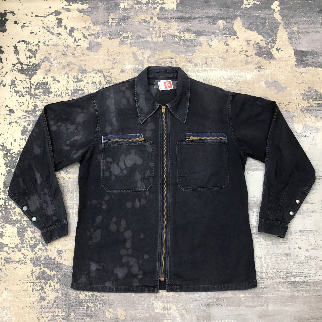 Other Y443 VTG SURPLUS BY UFO ACIDWASH DENIM JACKET Size US M / EU 48-50 / 2 - 4 Thumbnail