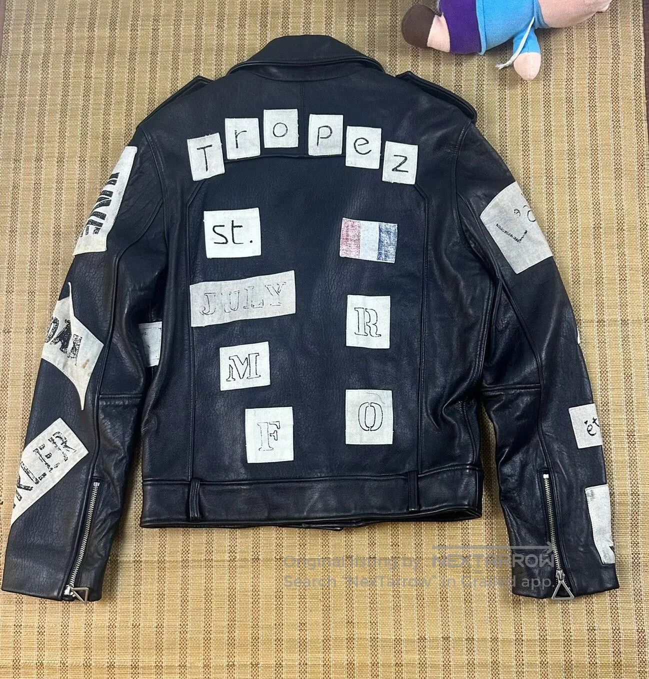 VINNY's Vintage Biker Men's Leather Jacket. Size US M / EU 48-50 / 2 - 2 Thumbnail
