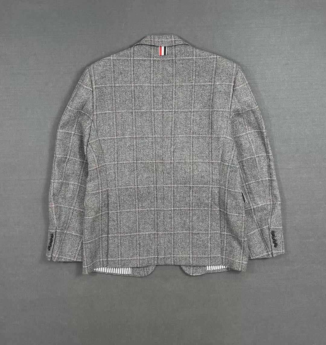 Thom Browne Thom Browne Wool Check Blazer 54R 97 New Size 50L - 2 Thumbnail