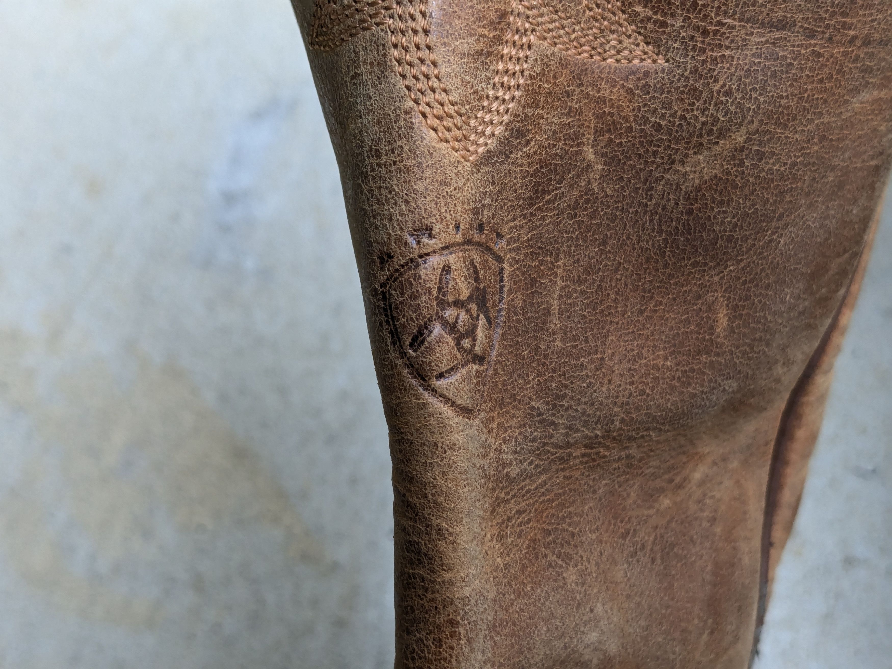 Ariat Ariat Cowboy Boots Brown 12 D Leather Tan Size US 12 / EU 45 - 3 Thumbnail