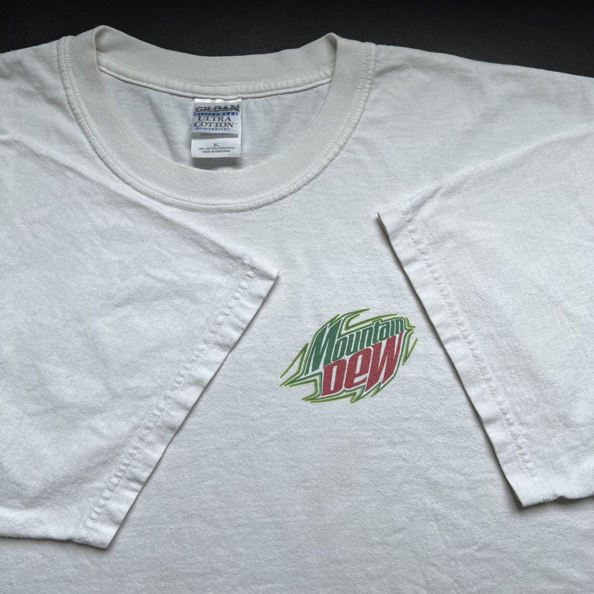 Vintage Vintage Mountain Dew Logo Tees Size US XL / EU 56 / 4 - 1 Thumbnail