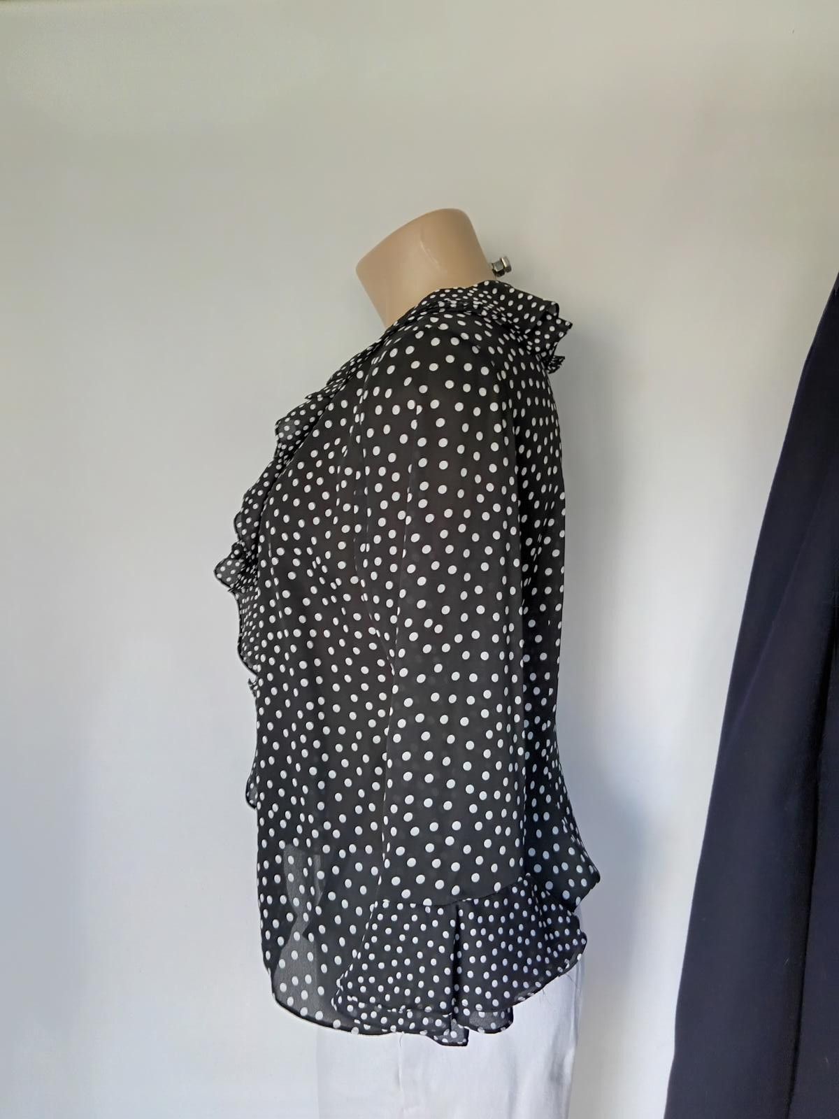 Jones New York Chic Black Polka Dot Blouse by Jones New York Size M / US 6-8 / IT 42-44 - 2 Thumbnail