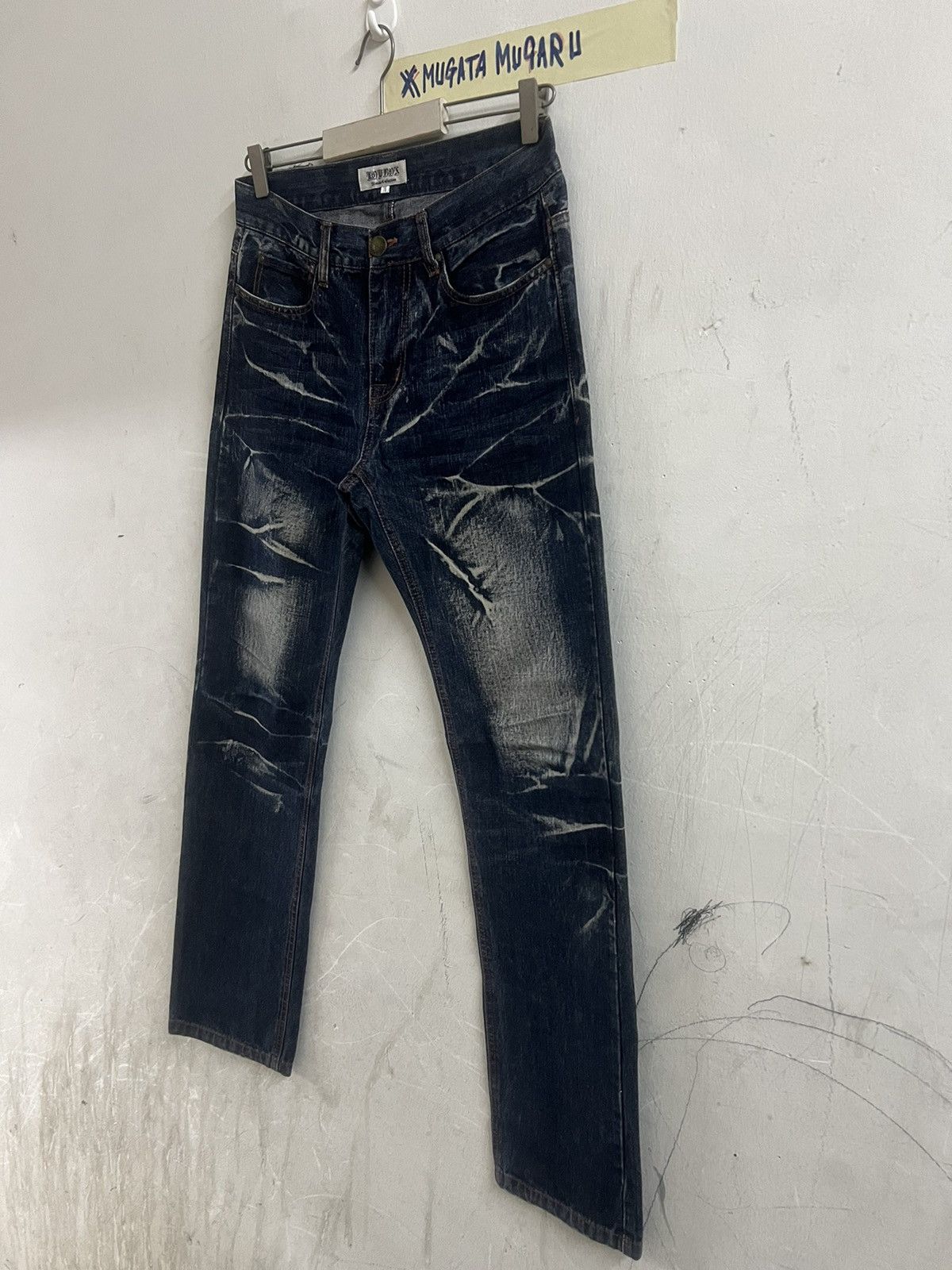 Japanese Brand × Vintage HOT‼️LOWBOX DISTRESSED DENIM PANT Size US 30 / EU 46 - 7 Thumbnail