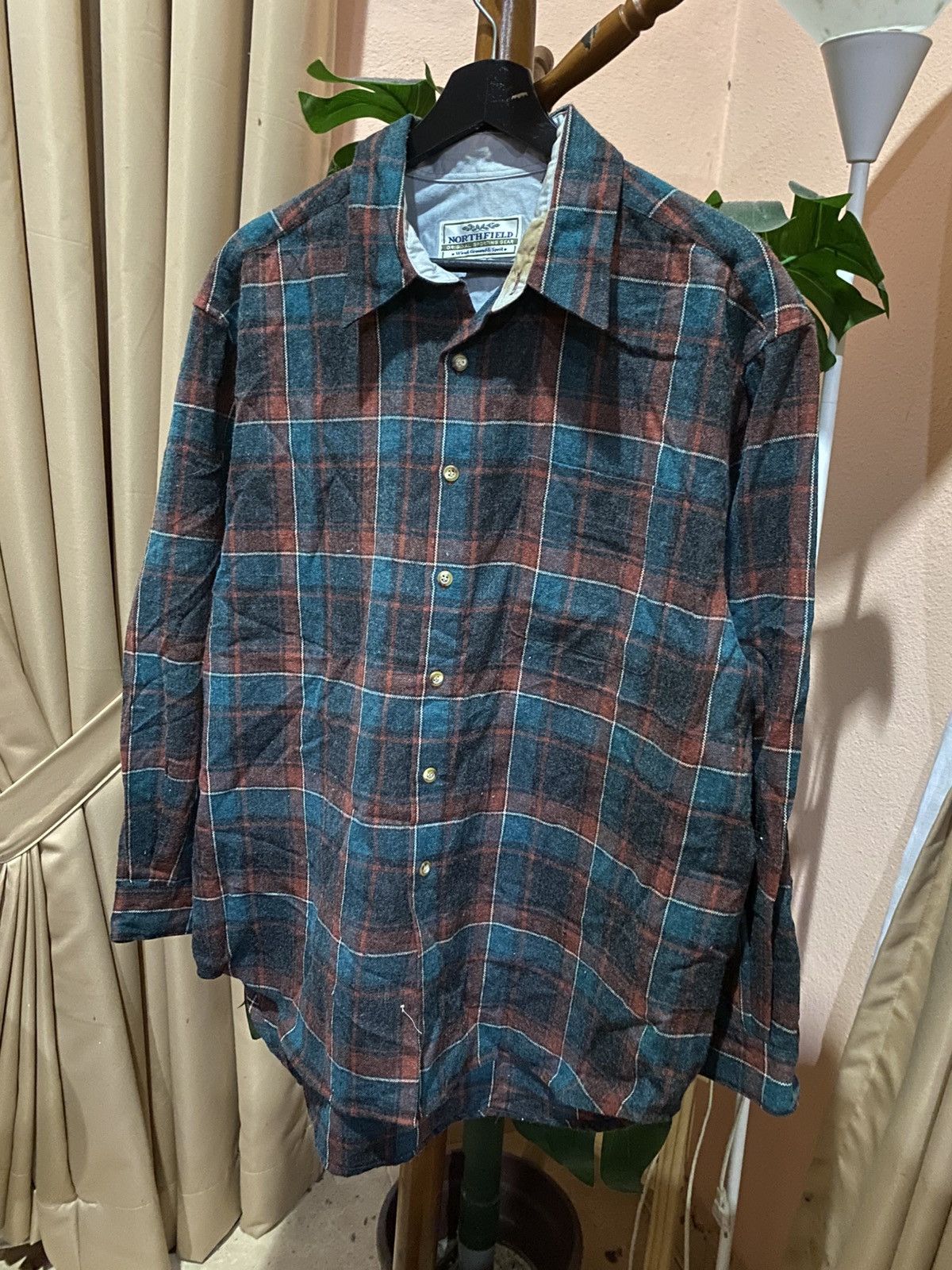 Vintage Vintage Northfield Plaid Flannel Shirt Sporting Gear Size US XL / EU 56 / 4 - 4 Thumbnail