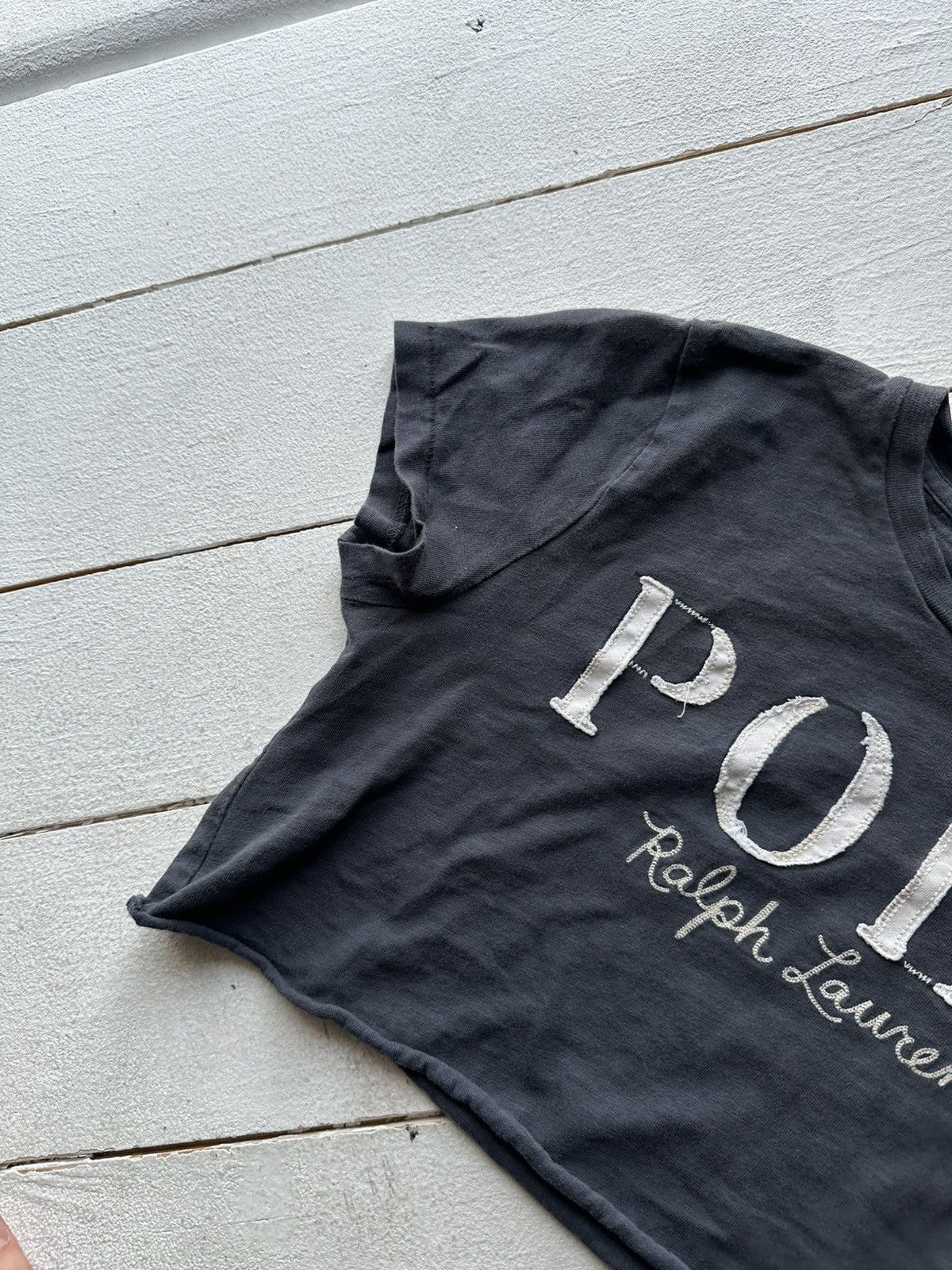 Polo Ralph Lauren 🚨Polo Ralph Lauren Cropped Tee T-shirt women luxury big logo Size S / US 4 / IT 40 - 3 Thumbnail