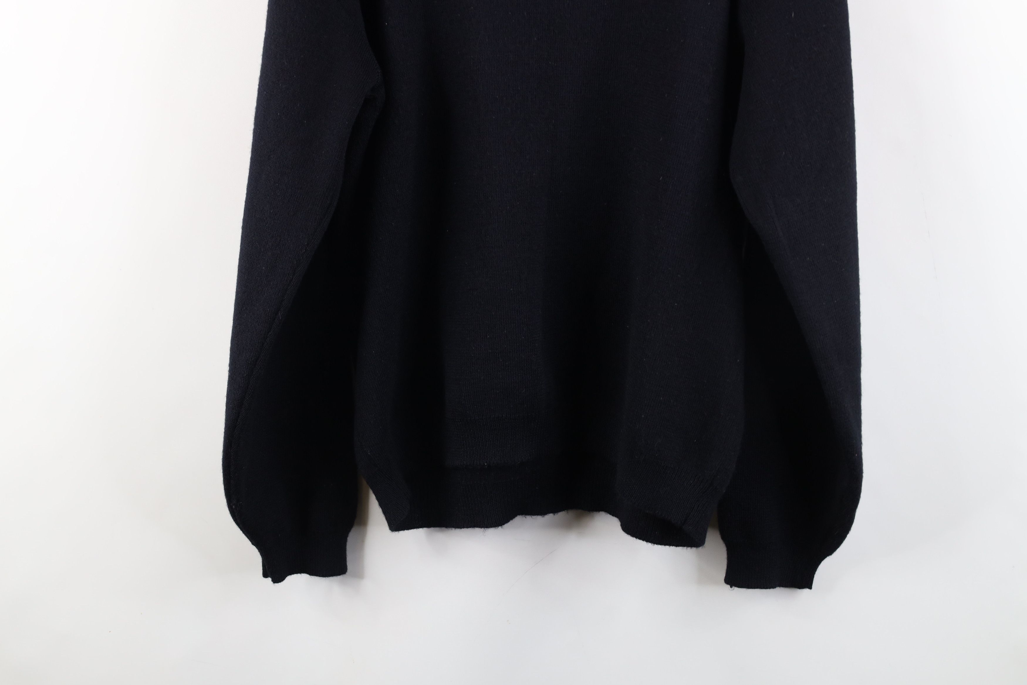 Vintage Vintage 90s Streetwear Wool Blend Knit Mock Neck Sweater Size US M / EU 48-50 / 2 - 12 Thumbnail