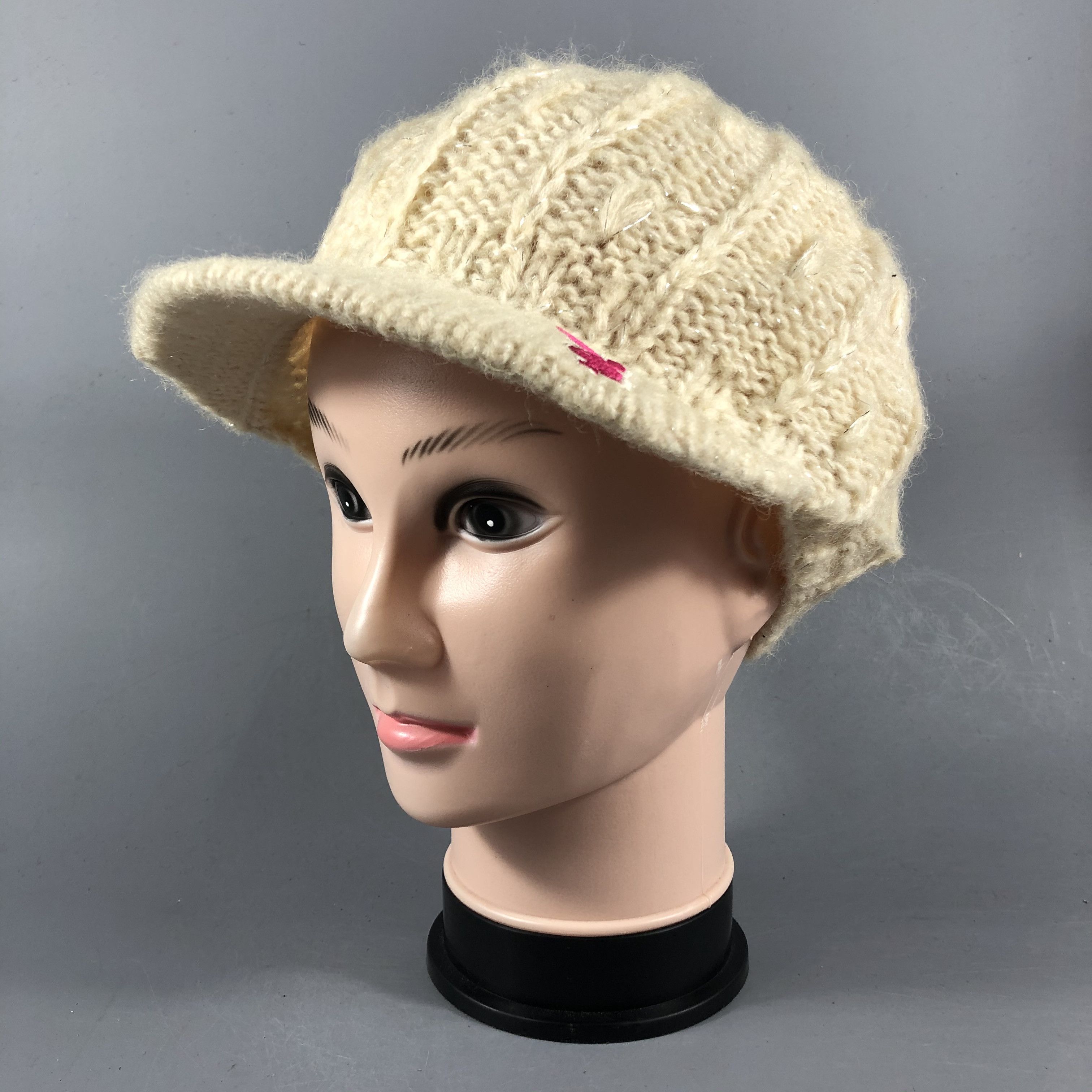 Playboy Playboy Hat Crochet Slouchy Knitted Caps Size ONE SIZE - 2 Thumbnail