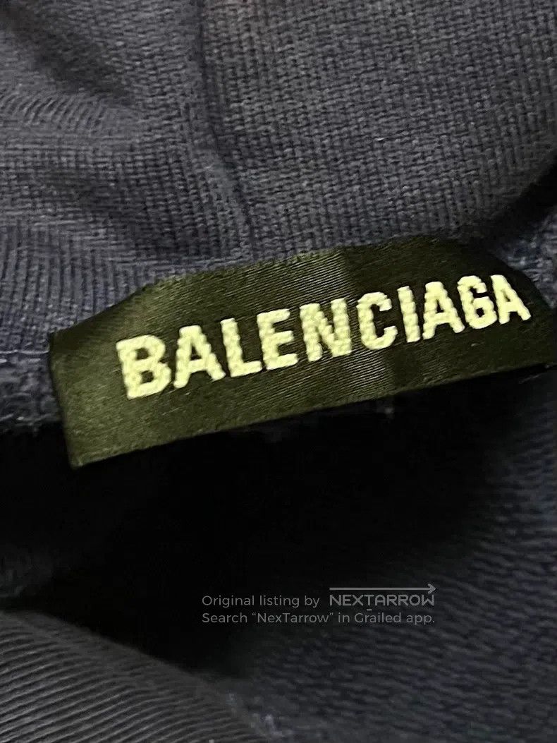 Balenciaga Balenciaga Coca-Cola embroidered hoodie classic blue Size US S / EU 44-46 / 1 - 6 Thumbnail