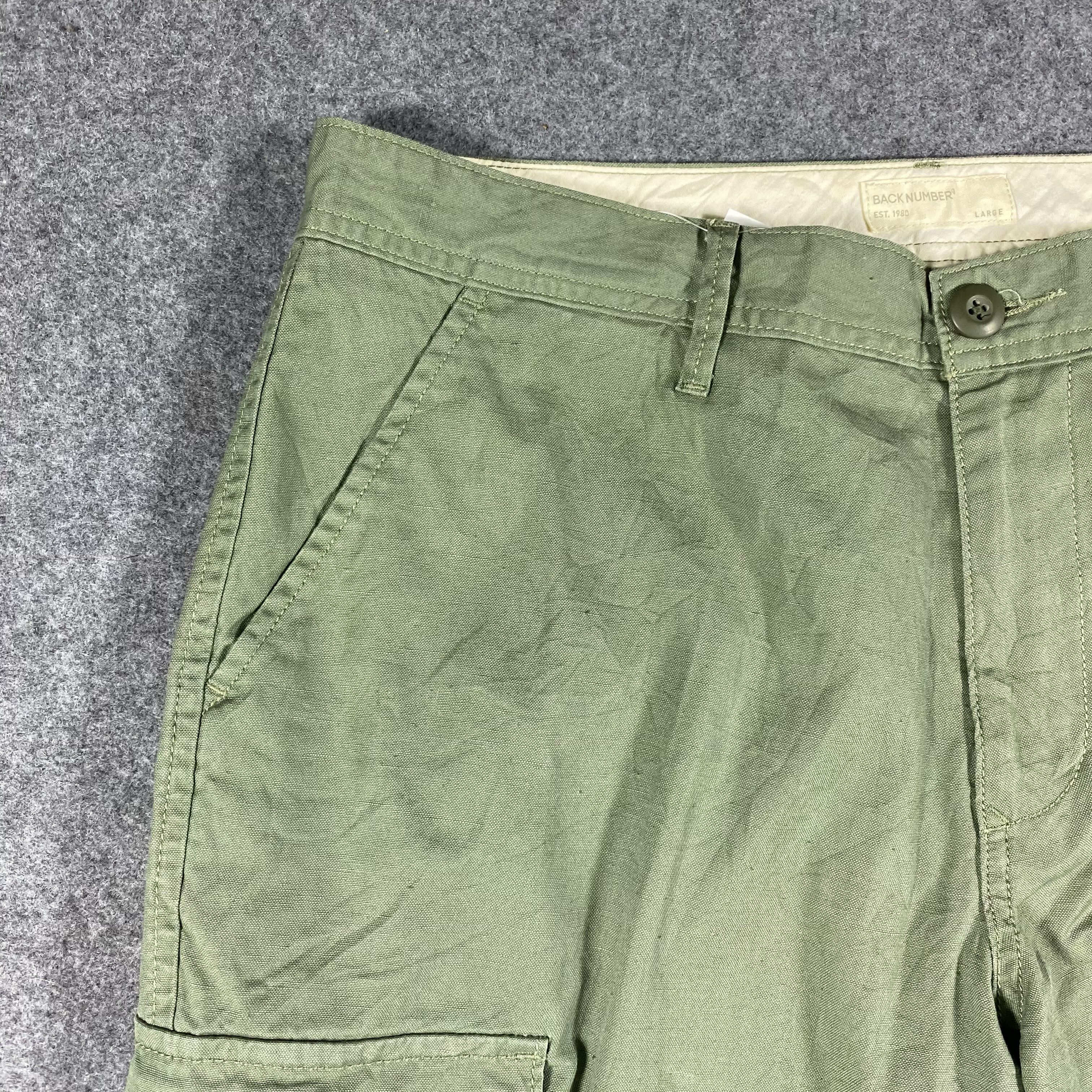 Japanese Brand Japanese Brand Back Number Multipocket Tactical Cargo Pants Size US 33 - 2 Thumbnail