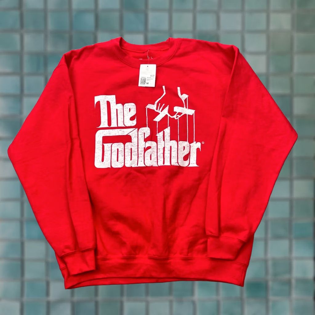 Forever 21 VINTAGE The Godfather Sweatshirt Mens M Red Movies Gangster Mob Mafia Brando Cinema Size US M / EU 48-50 / 2 - 1 Thumbnail