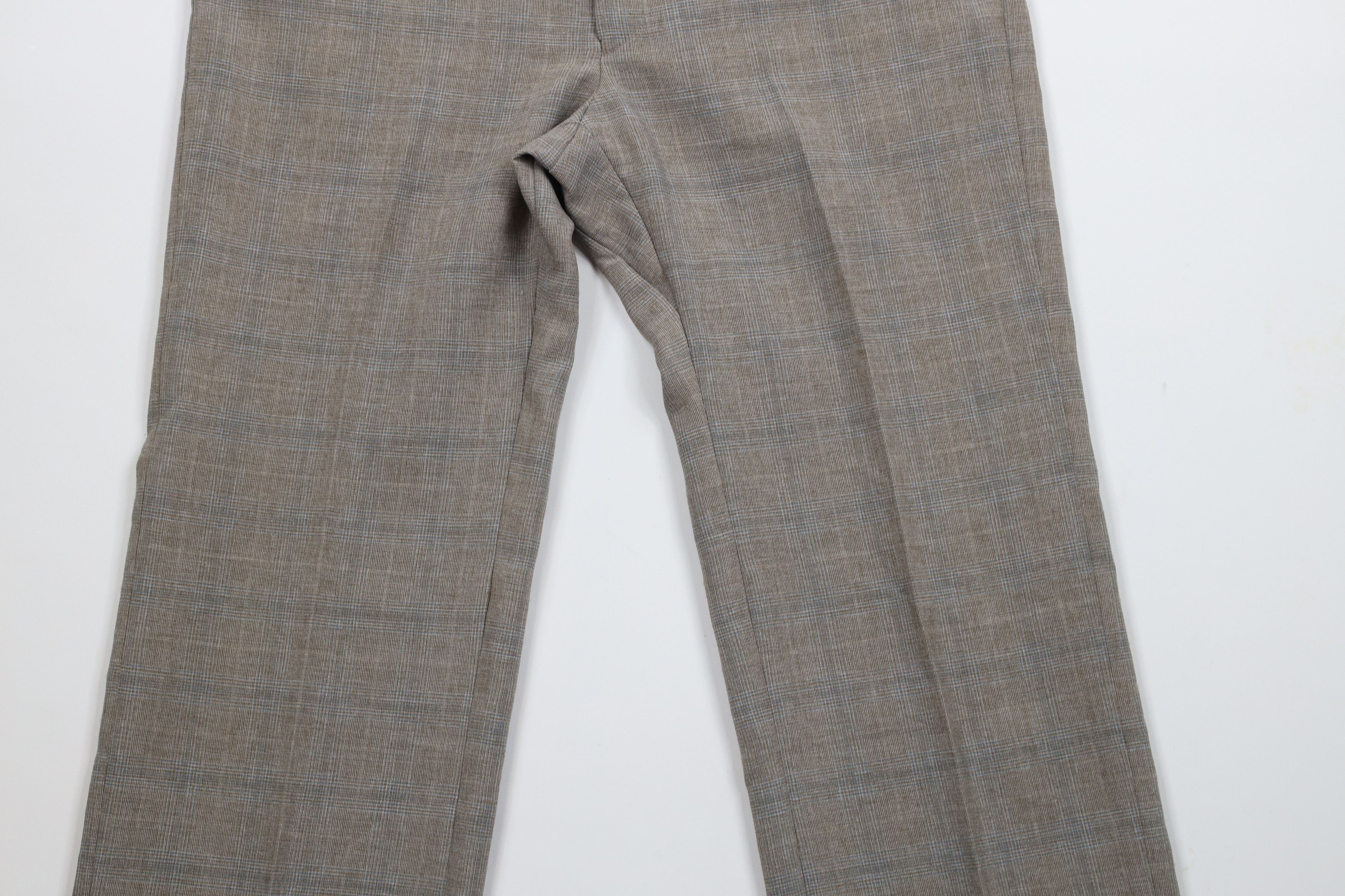 Vintage Vintage 70s Streetwear Flared Wide Leg Chino Pants Plaid USA Size US 32 / EU 48 - 3 Thumbnail